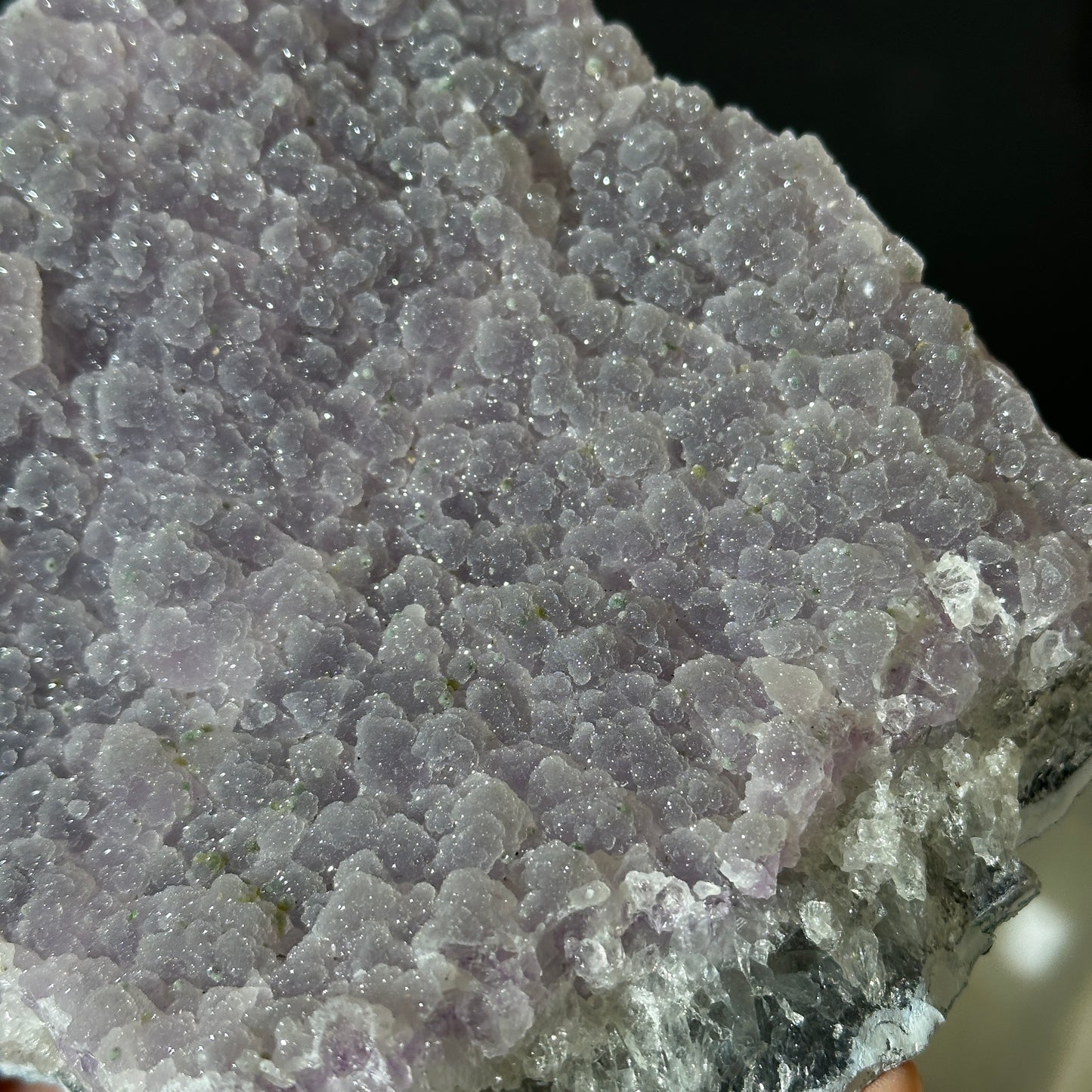 Light Pink Sugar Amethyst Geode Slice on Custom Stand, Sparkling Druzy Crystal Decor, Raw Brazilian Mineral Specimen Exact 2.75lb
