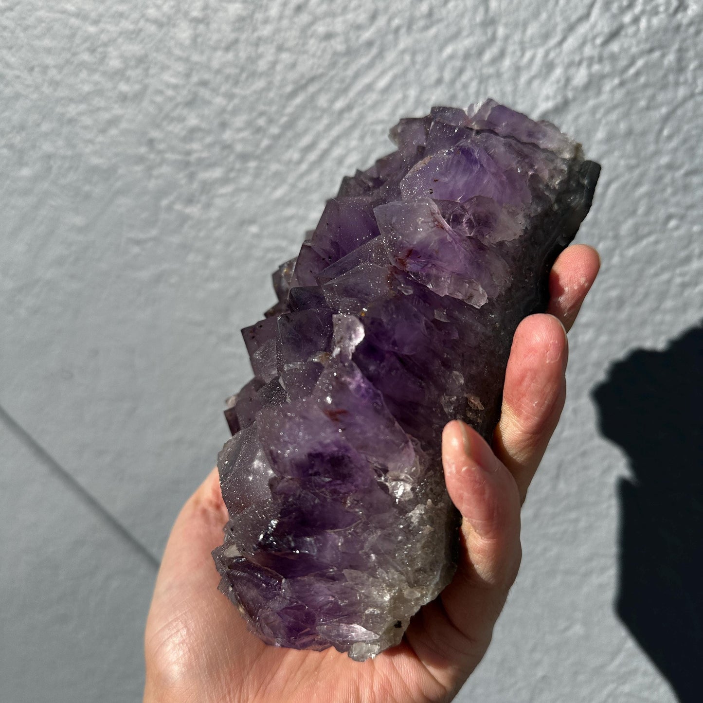 Brazilian Sugar Amethyst Druzy Specimen, Very Sparkly Purple Crystal Raw Stone, FedEx from Brazil Pick Exact A-B