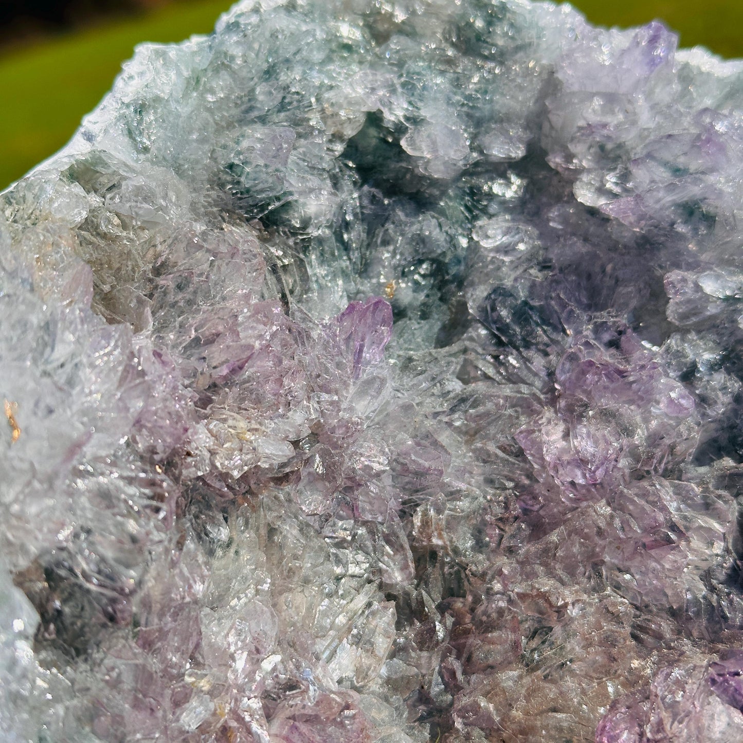 High Quality Brazilian Lodolite Quartz Raw Specimen, Scenic Garden Quartz Crystal, Natural Collector Stone