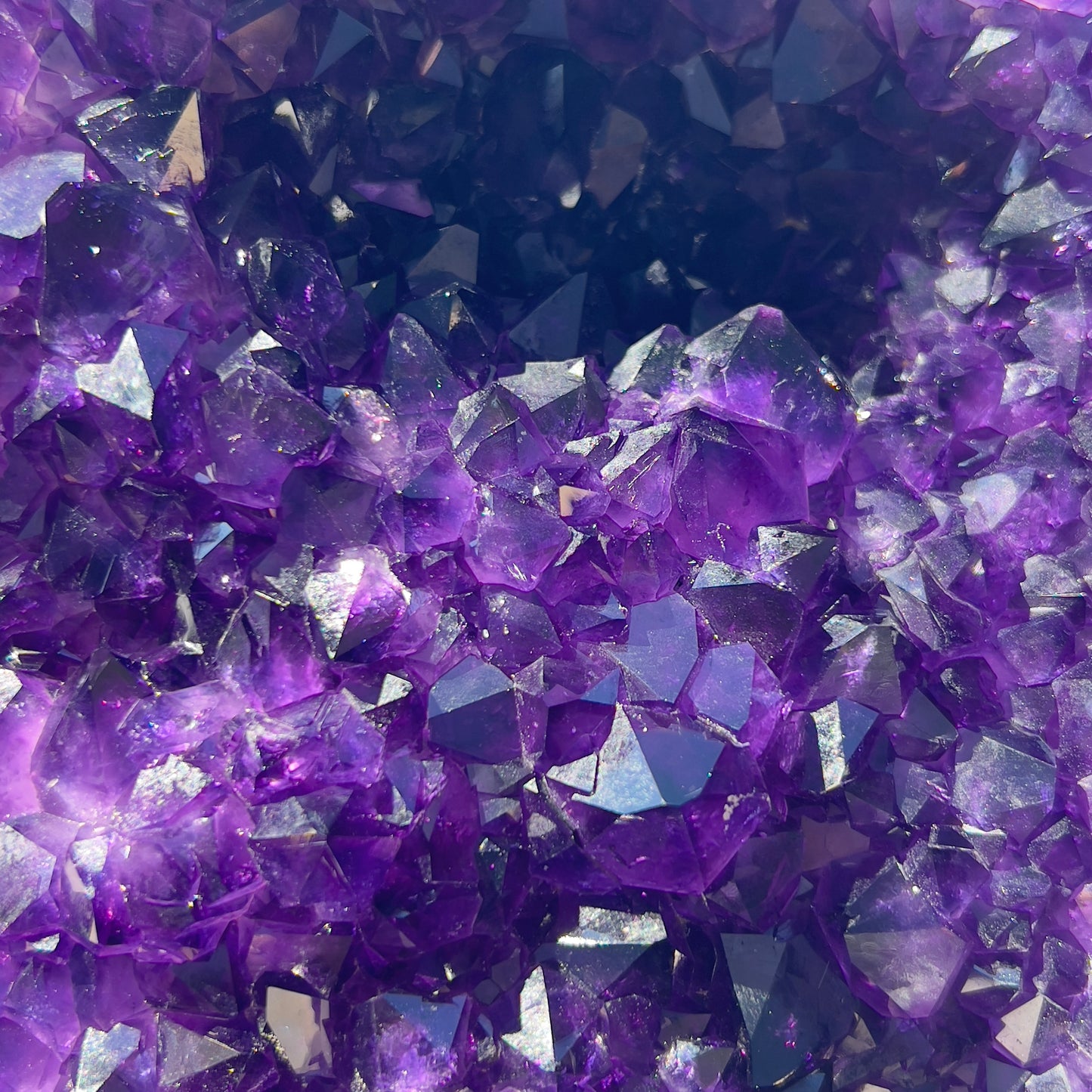 Top Grade Uruguay Amethyst Druze with Calcite Flower, Large Deep Purple Amethyst Cluster, Unique Crystal Geode Specimen, Raw Mineral-3693g