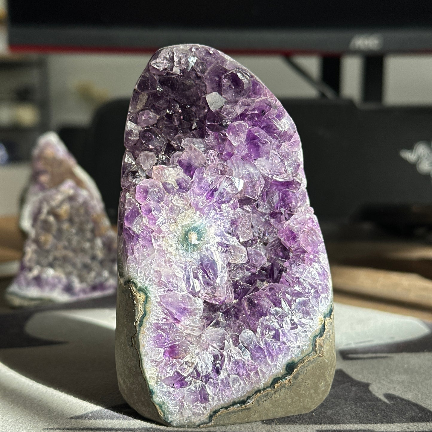 Collector Grade Uruguayan Amethyst Crystal Town – Rare Amethyst Flower Formation