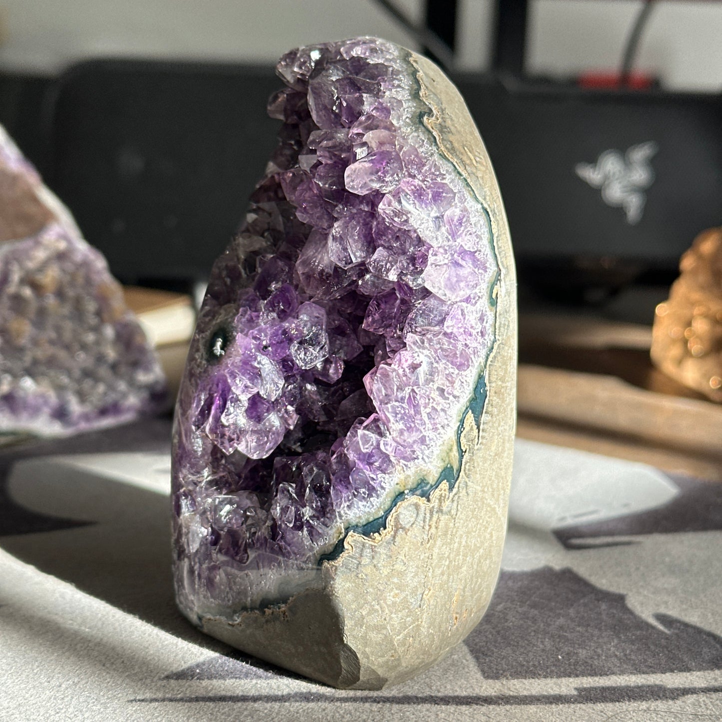 Collector Grade Uruguayan Amethyst Crystal Town – Rare Amethyst Flower Formation