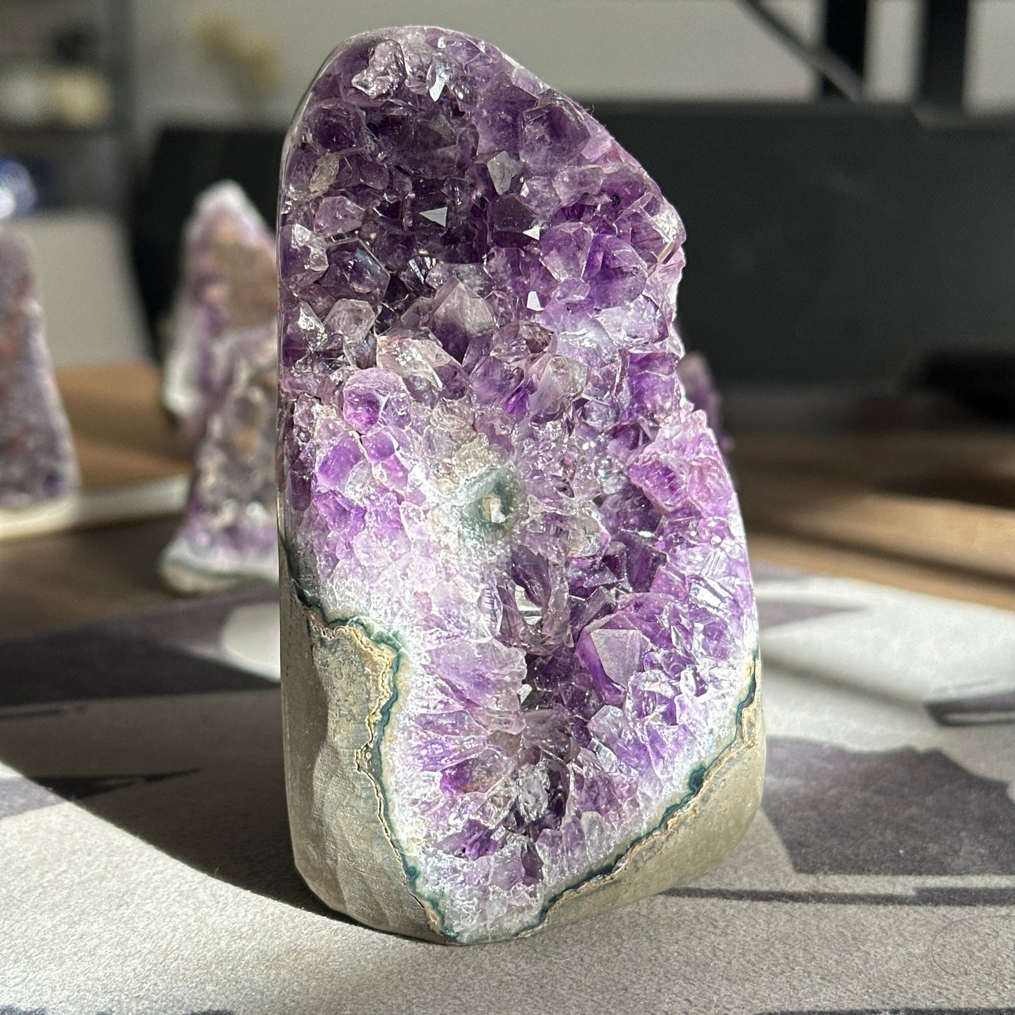 Collector Grade Uruguayan Amethyst Crystal Town – Rare Amethyst Flower Formation
