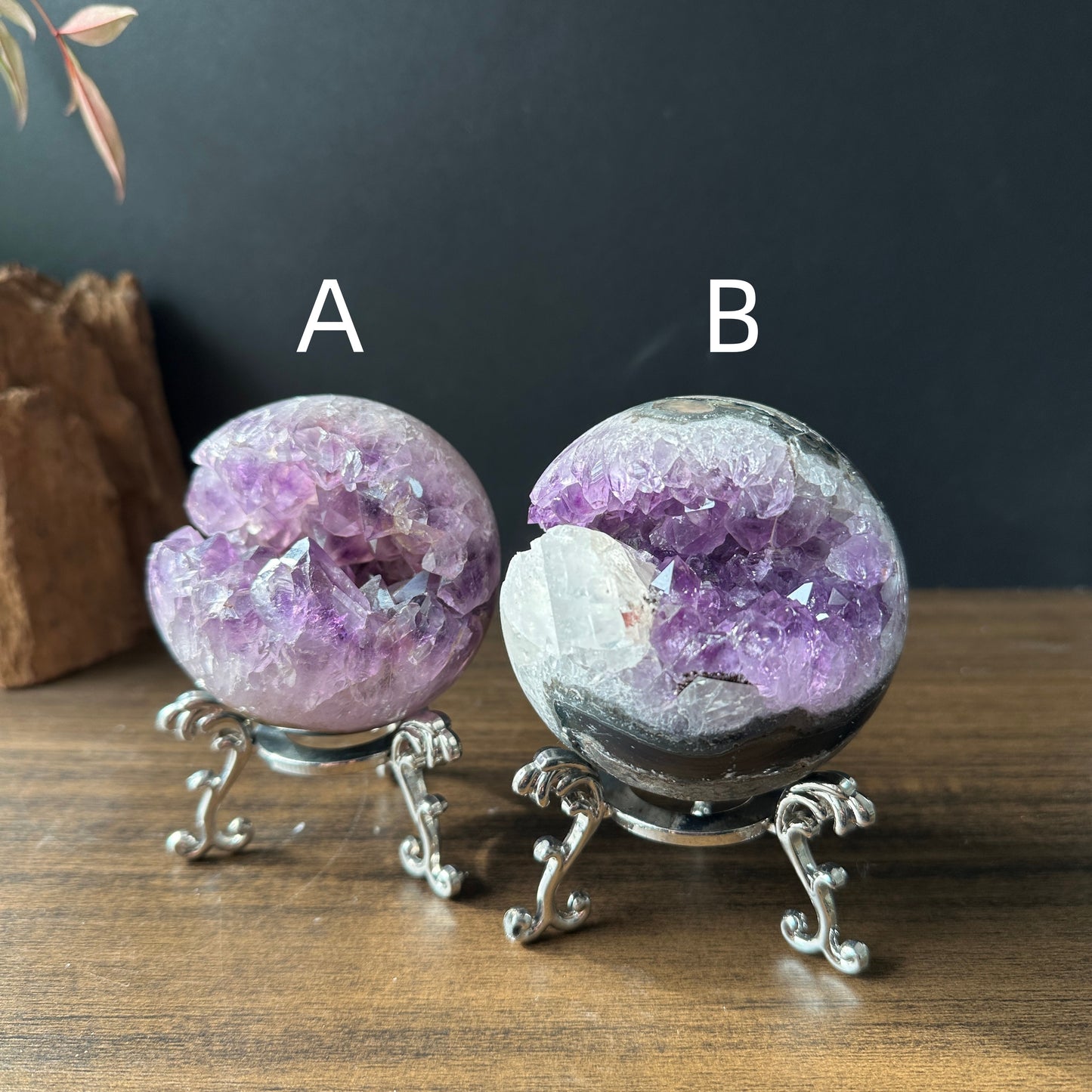 Natural Brazilian Amethyst Geode | Open Mouth Crystal Cluster for Home Decor