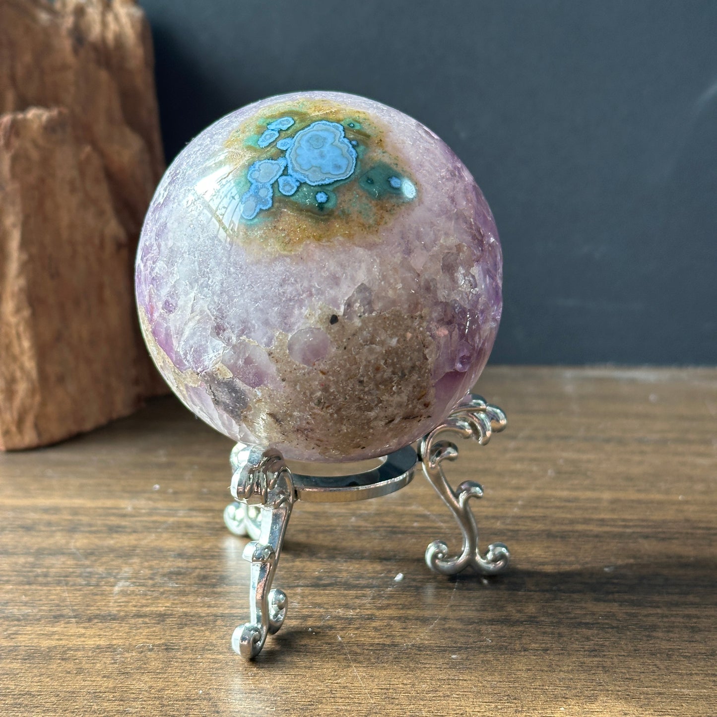 Natural Brazilian Amethyst Geode | Open Mouth Crystal Cluster for Home Decor