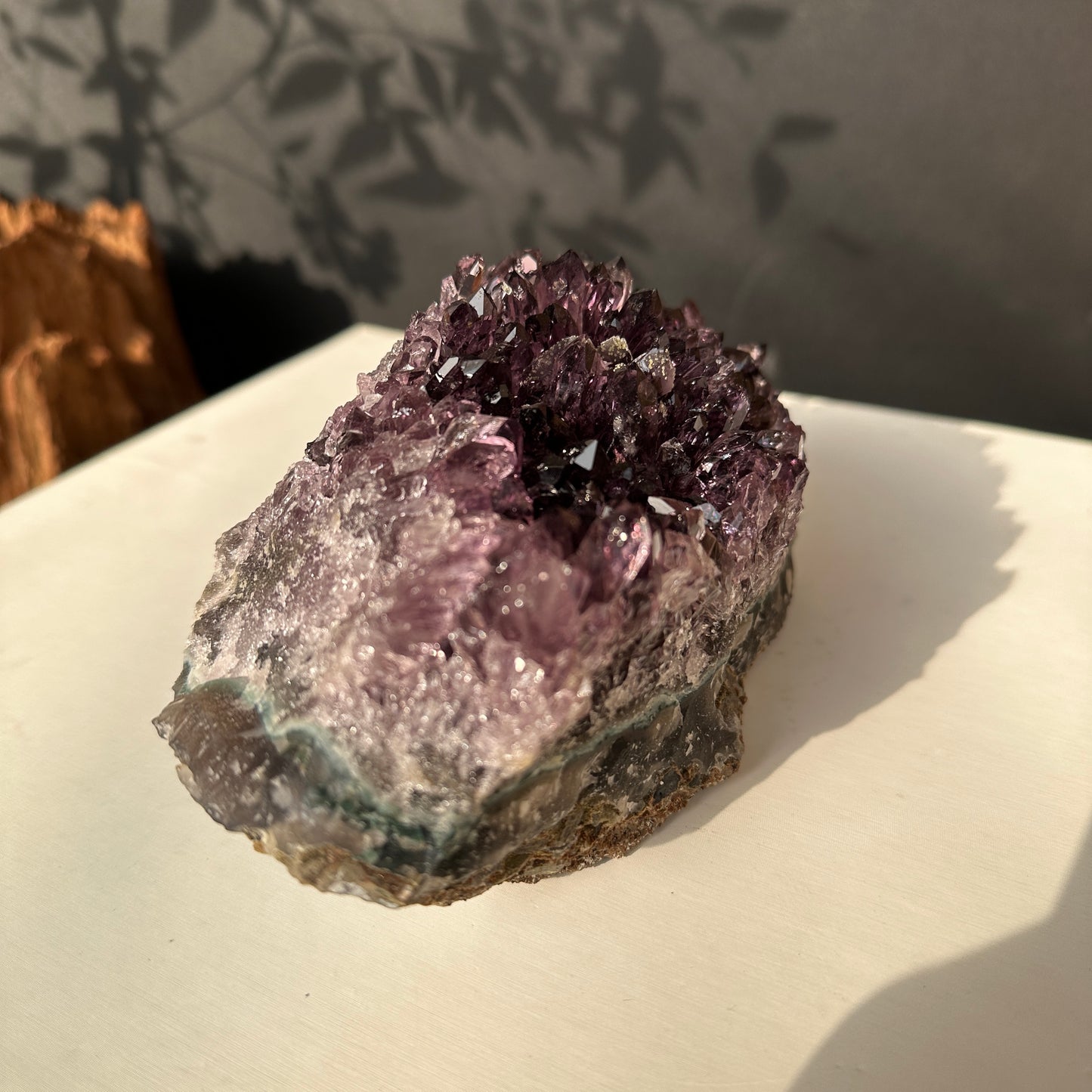 Brazilian Amethyst Crystal Cluster Natural Stone Decor Object