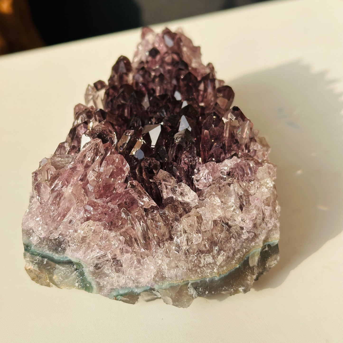 Brazilian Amethyst Crystal Cluster Natural Stone Decor Object