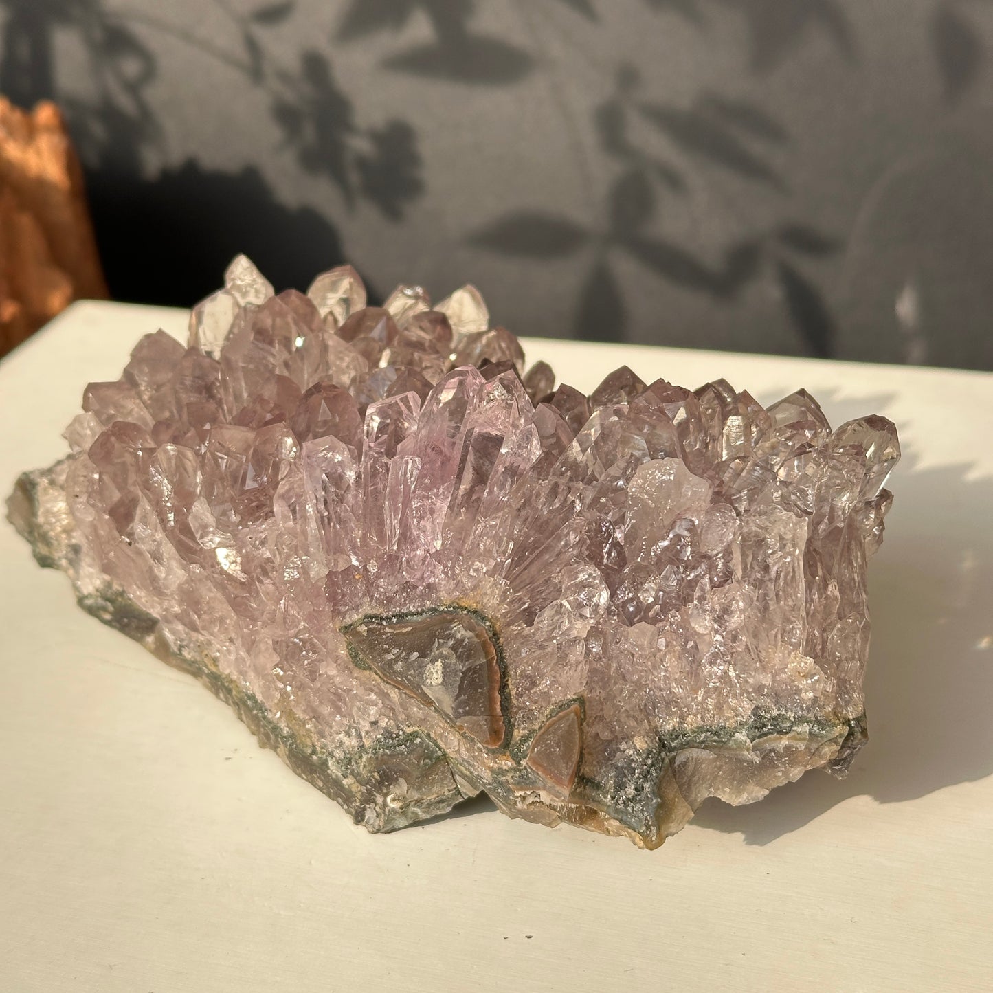 Brazilian Amethyst Crystal Cluster Natural Stone Decor Object