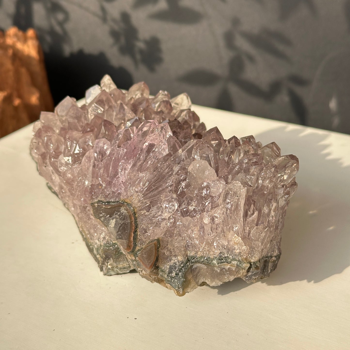 Brazilian Amethyst Crystal Cluster Natural Stone Decor Object