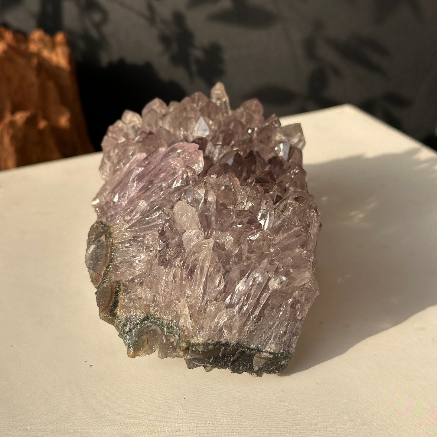 Brazilian Amethyst Crystal Cluster Natural Stone Decor Object