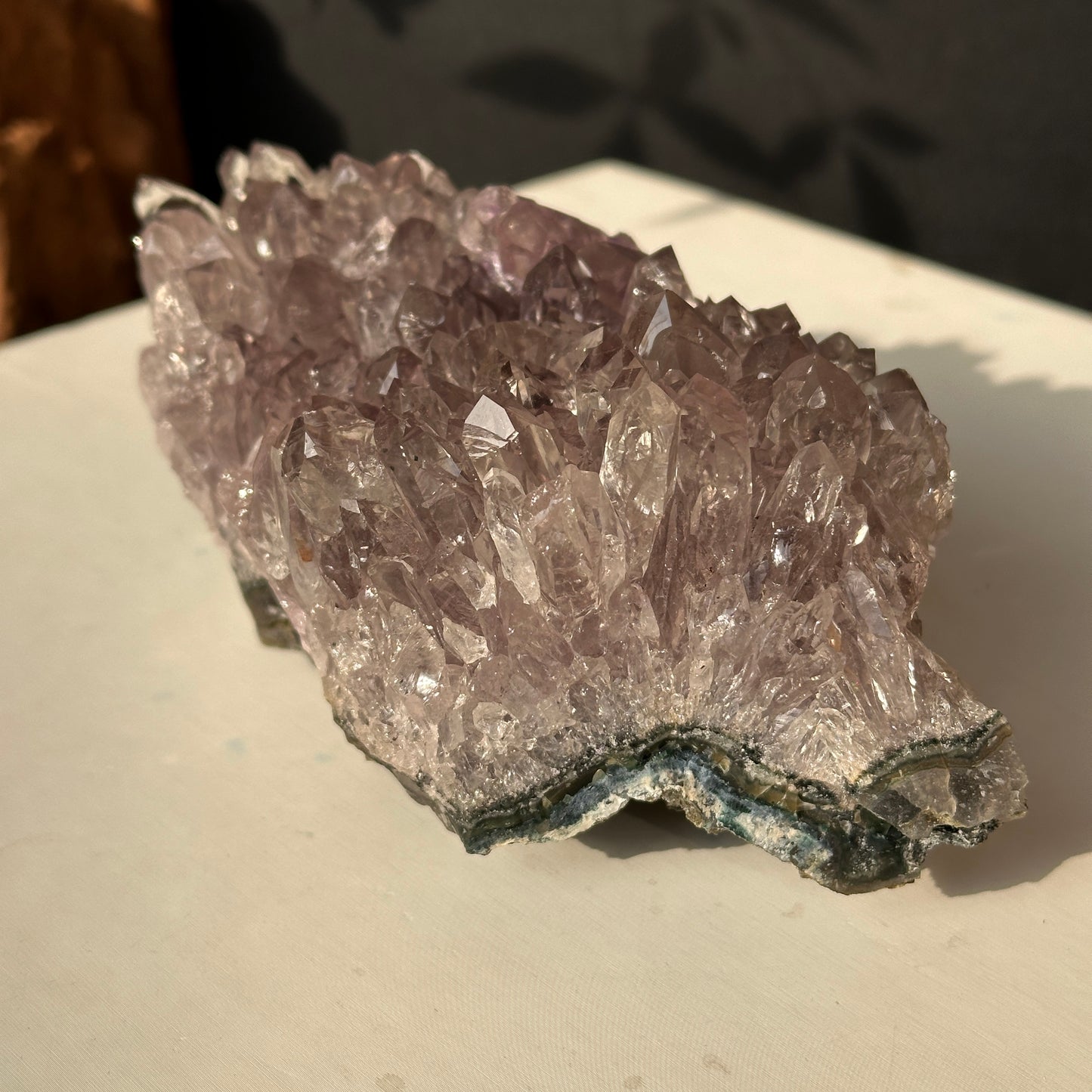Brazilian Amethyst Crystal Cluster Natural Stone Decor Object