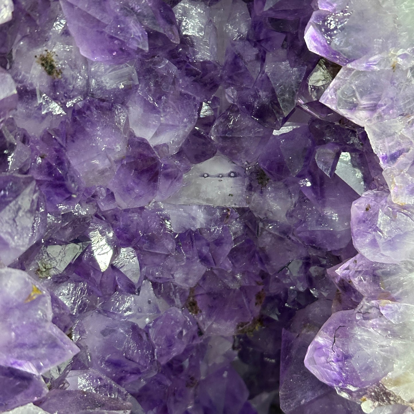 Uruguay High Quality Natural Amethyst Geode Large Crystal Cave Deep Purple Premium Display Specimen