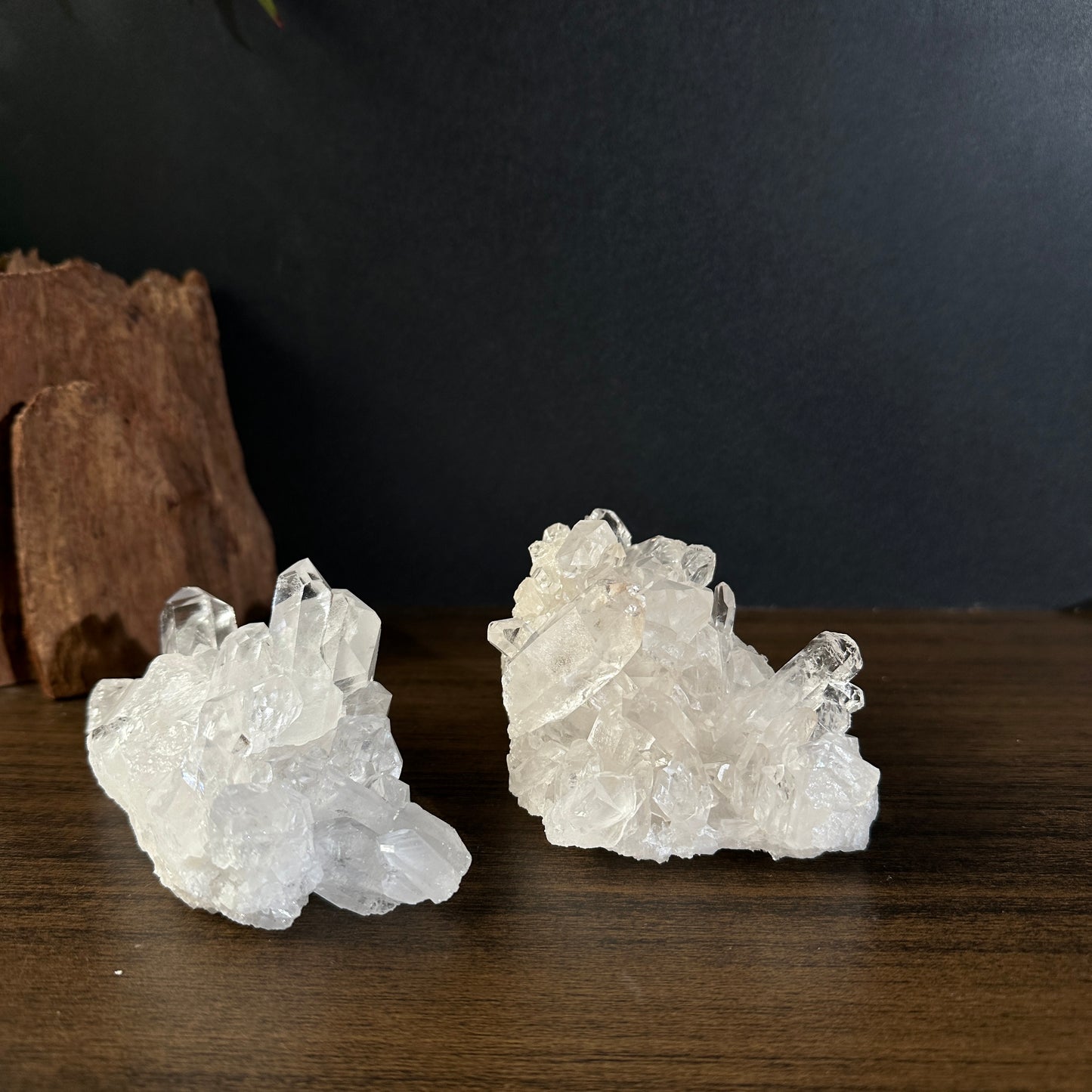 Minas Clear Quartz Cluster Natural Crystal Display Stone One of a Kind