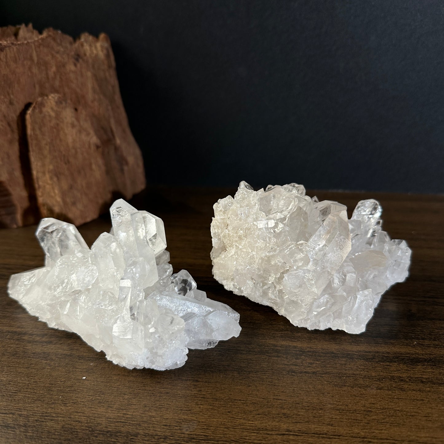 Minas Clear Quartz Cluster Natural Crystal Display Stone One of a Kind