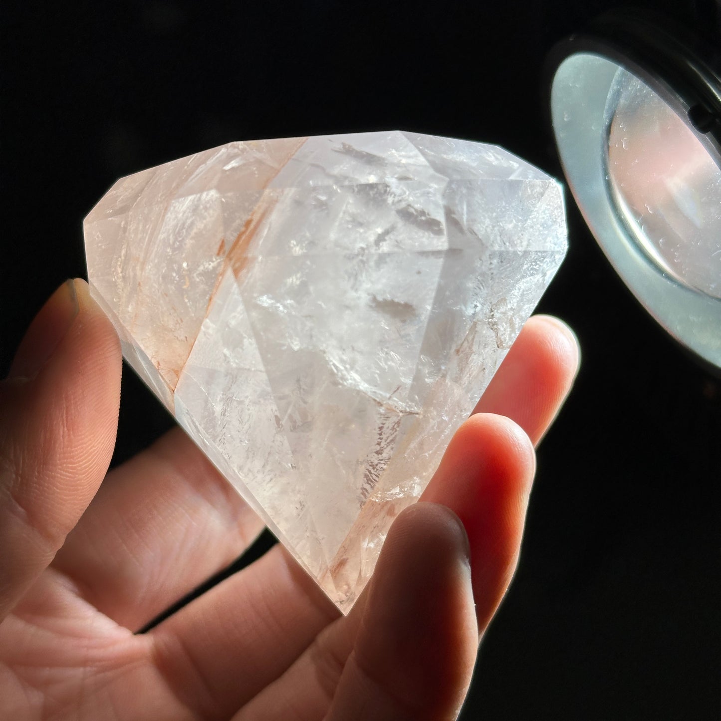 Natural Fluorite Block Mini Display Stone One of a Kind