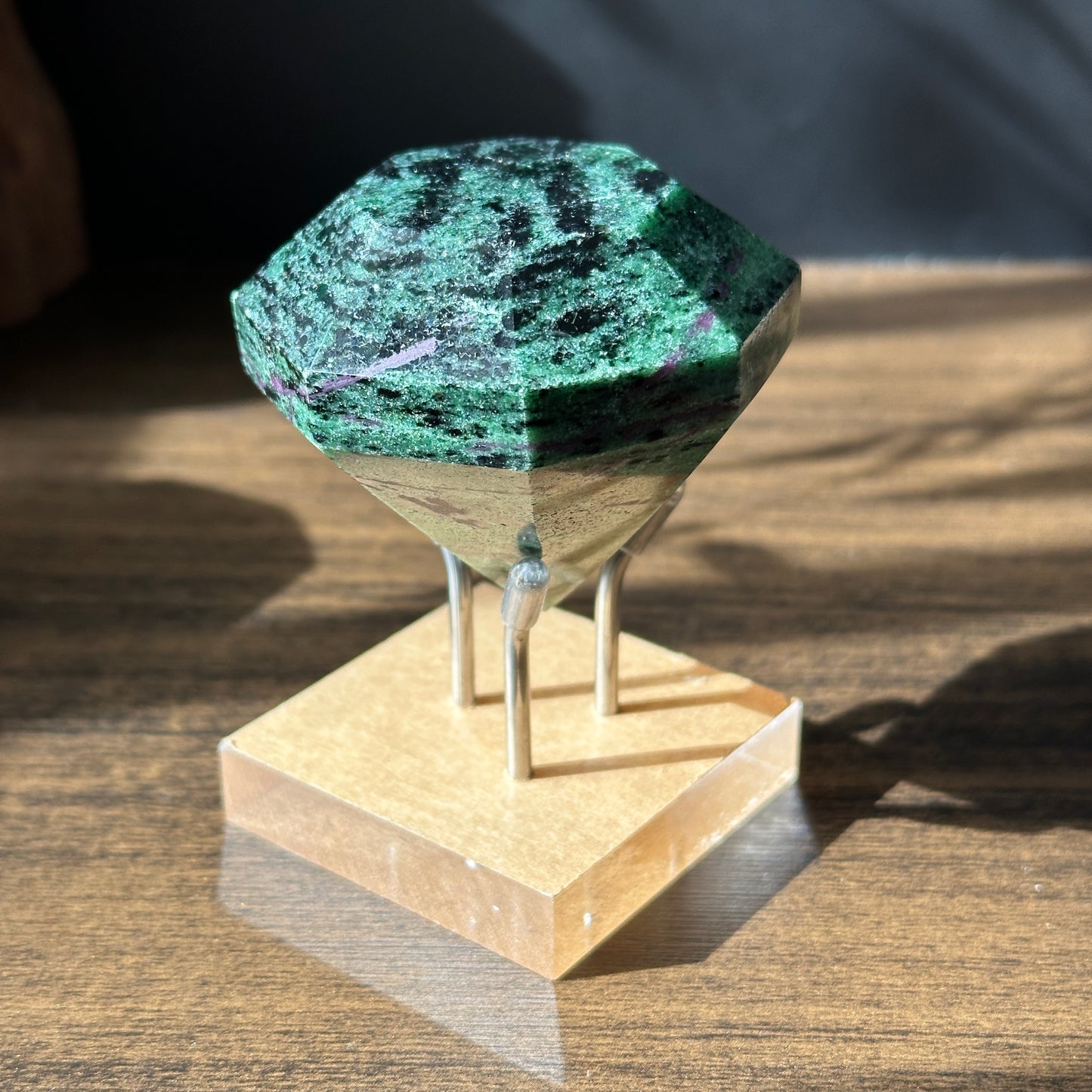 Natural Fluorite Block Mini Display Stone One of a Kind