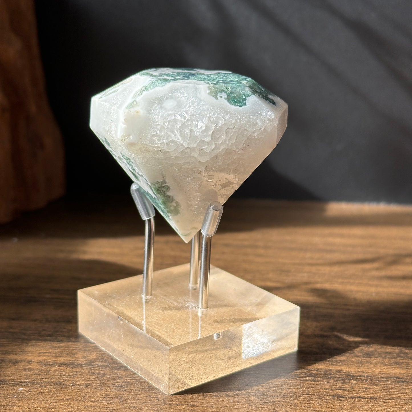 Natural Fluorite Block Mini Display Stone One of a Kind