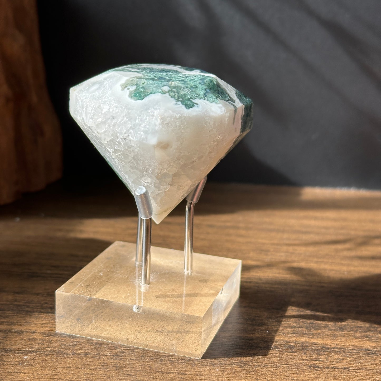 Natural Fluorite Block Mini Display Stone One of a Kind