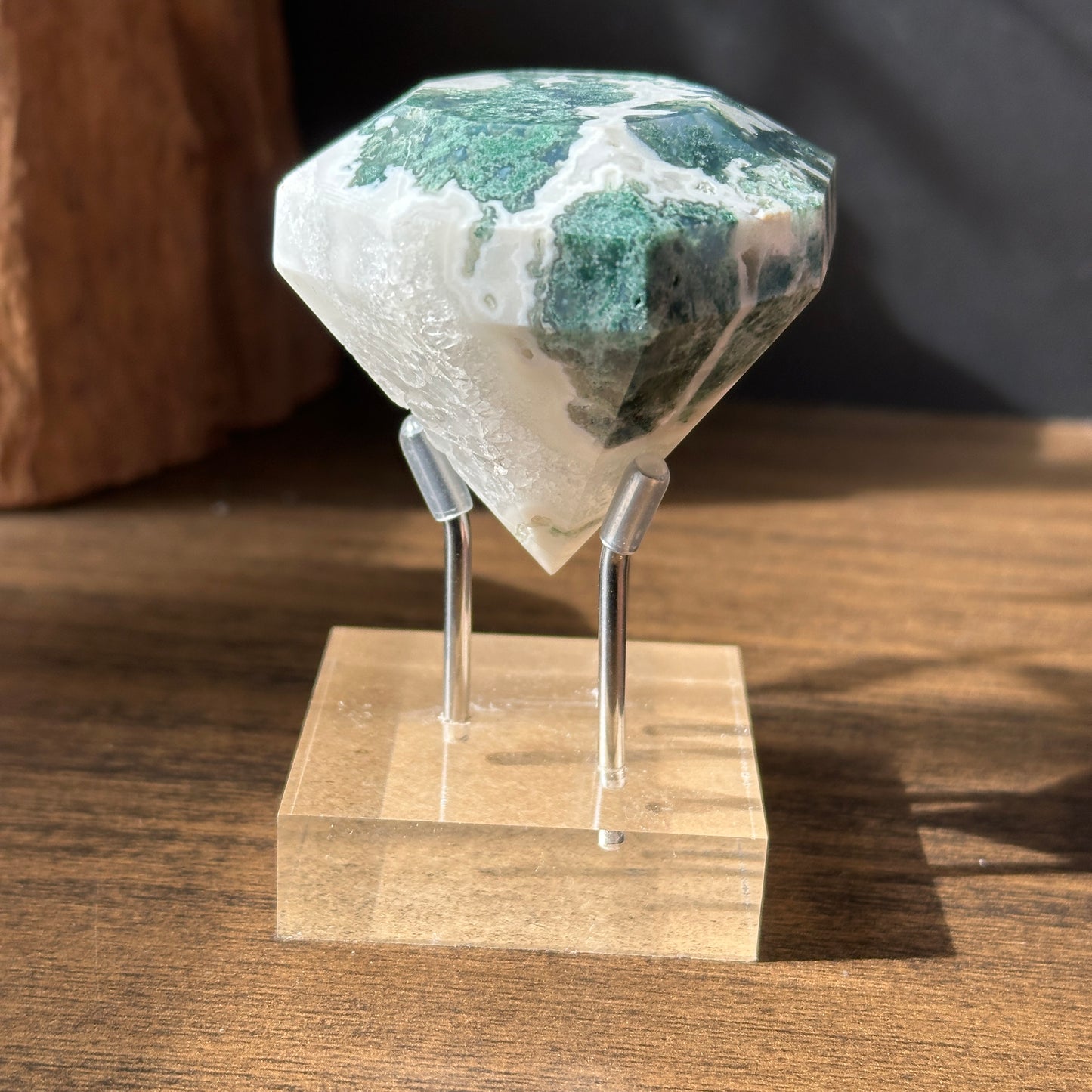 Natural Fluorite Block Mini Display Stone One of a Kind