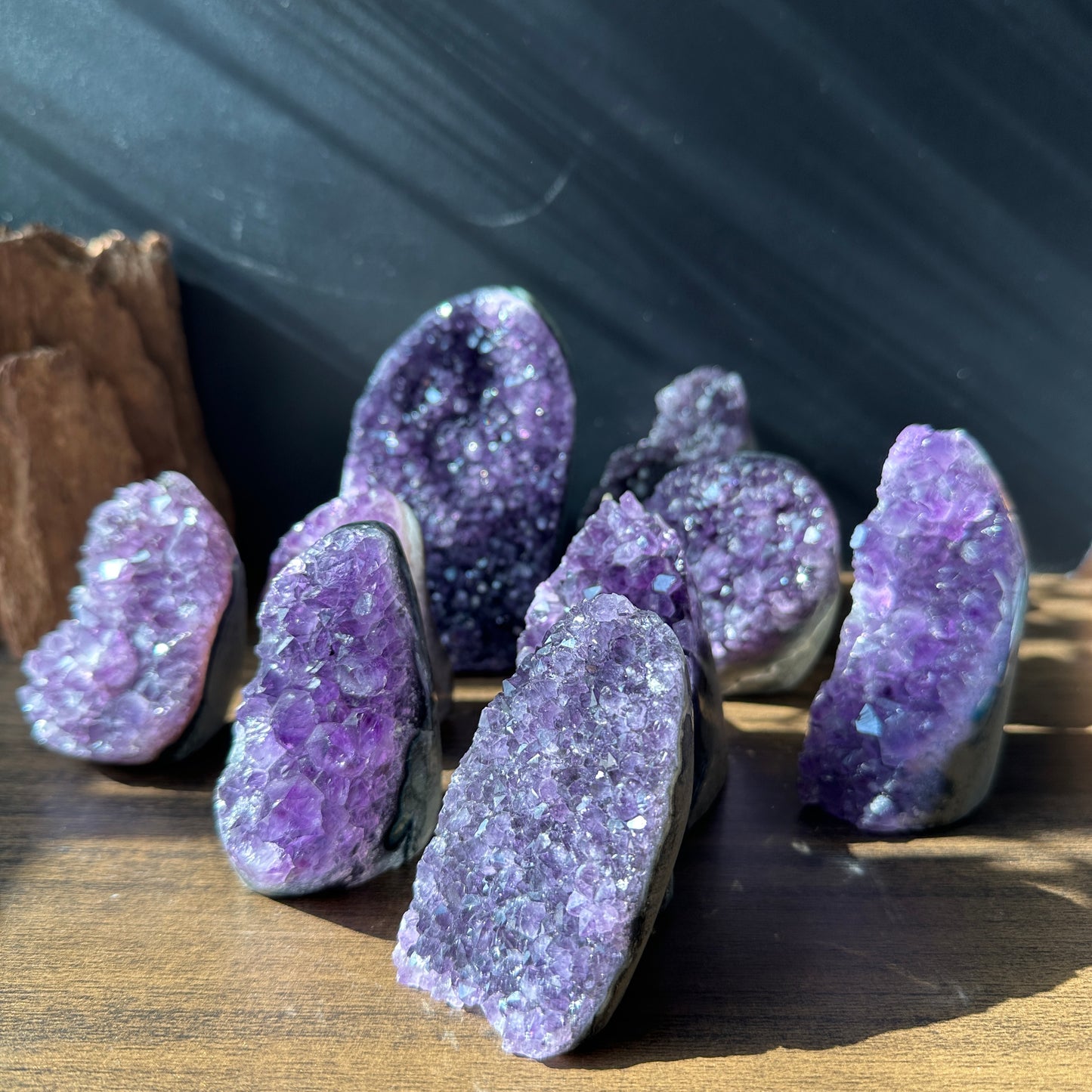 Brazilian Amethyst Crystal Cluster Natural Display Stone Random Selection by Weight