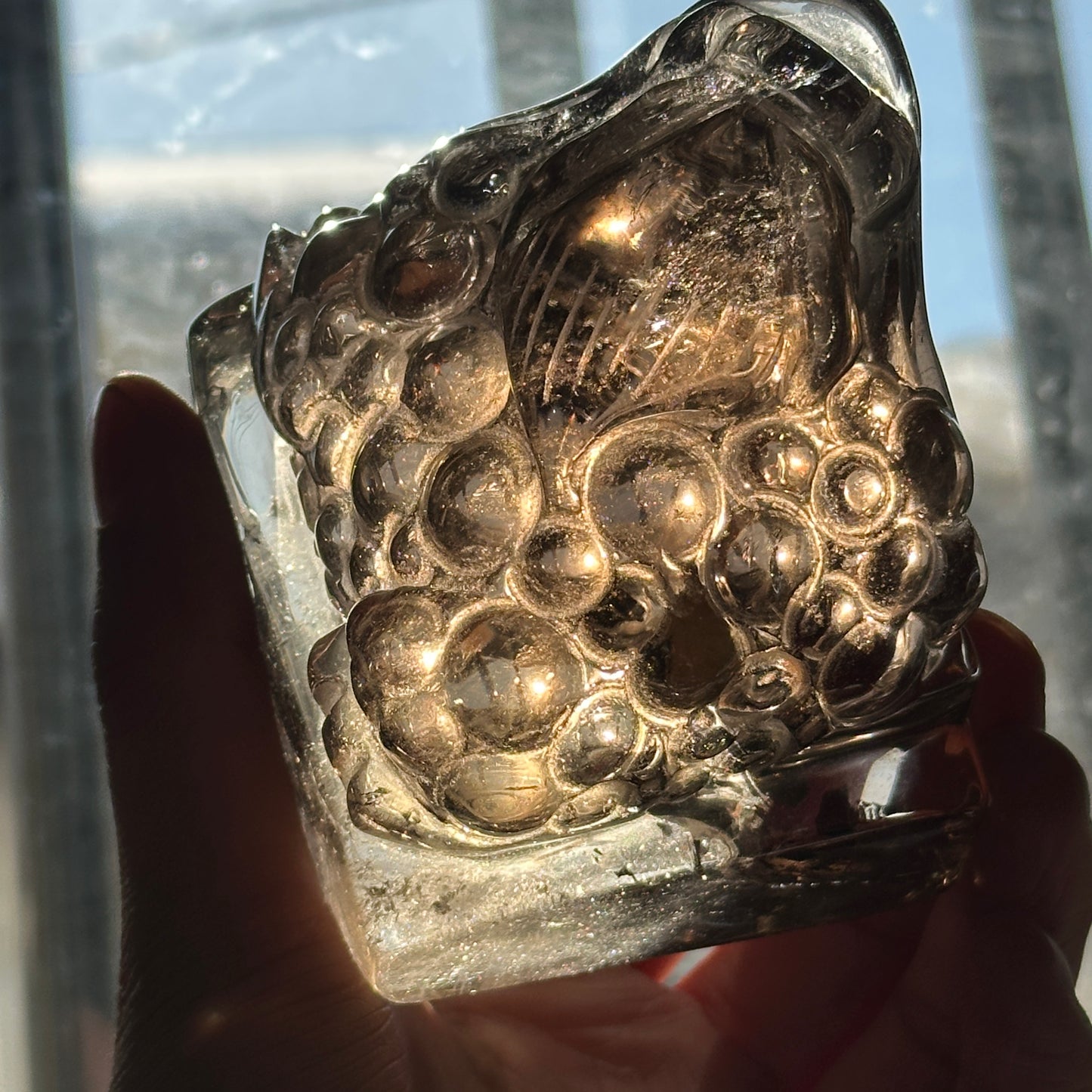 Natural Quartz Dragon Turtle and Toad Carving Display Stones One of a Kind
