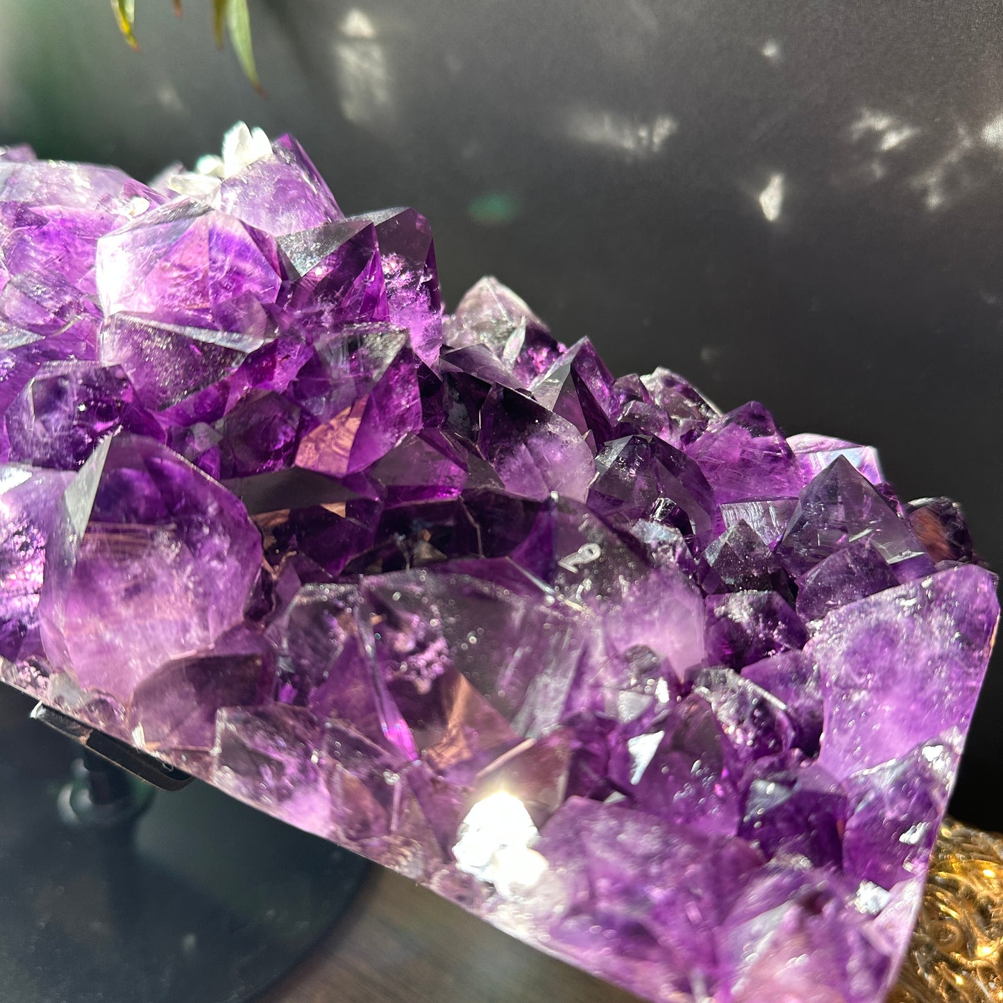 Premium Uruguayan Amethyst & Calcite Coexistence Display Stone | One of a Kind 10kg）