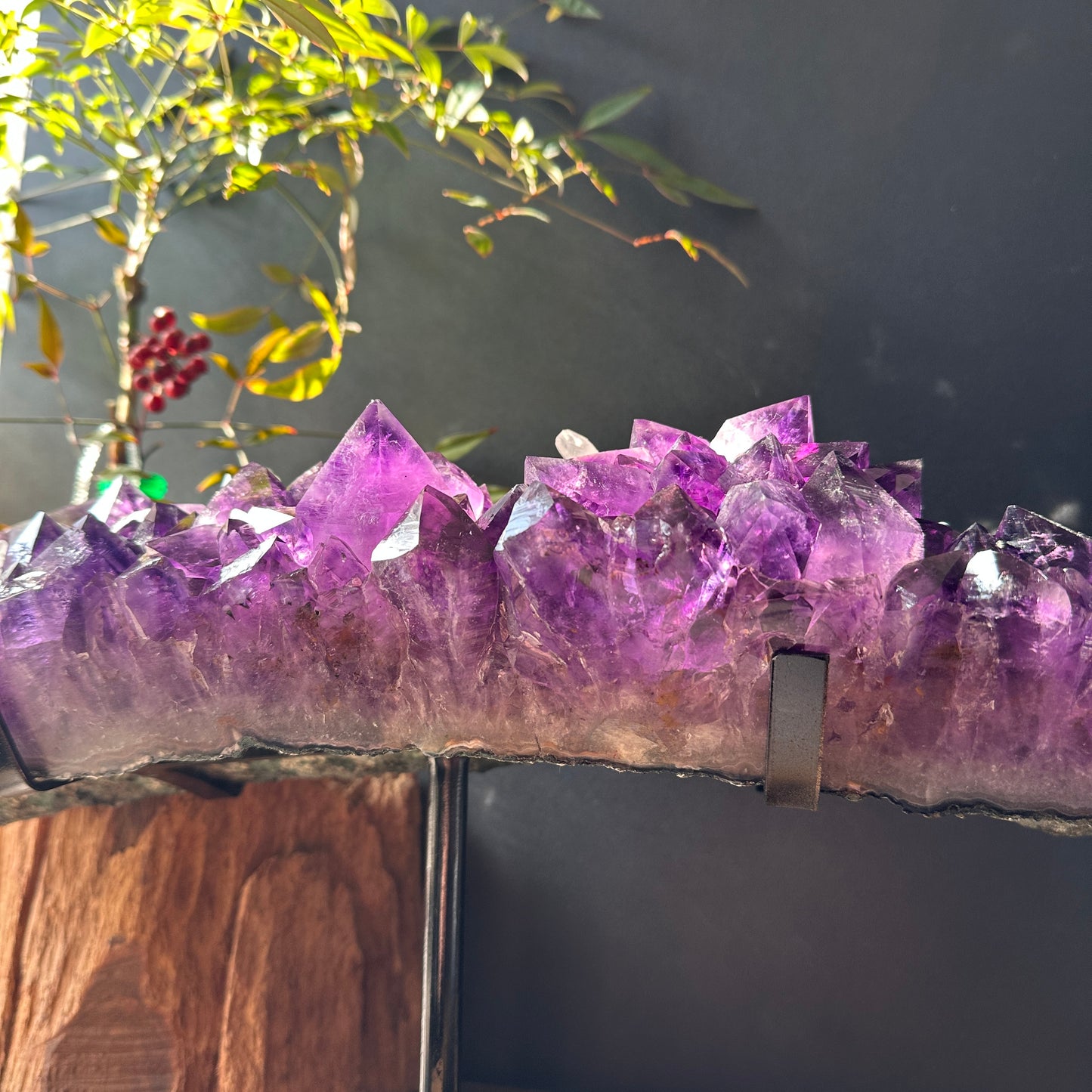 Premium Uruguayan Amethyst & Calcite Coexistence Display Stone | One of a Kind 10kg）