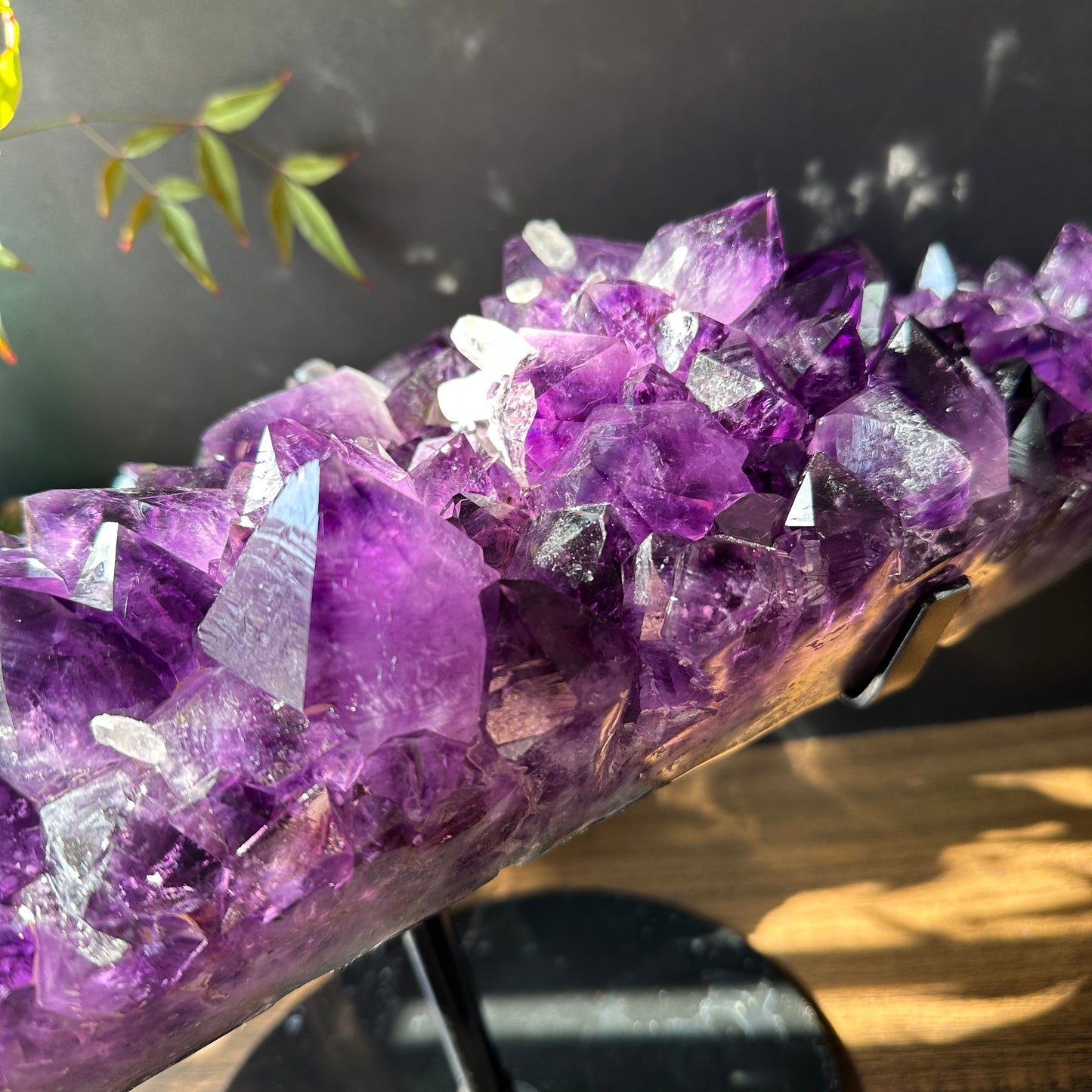 Premium Uruguayan Amethyst & Calcite Coexistence Display Stone | One of a Kind 10kg）