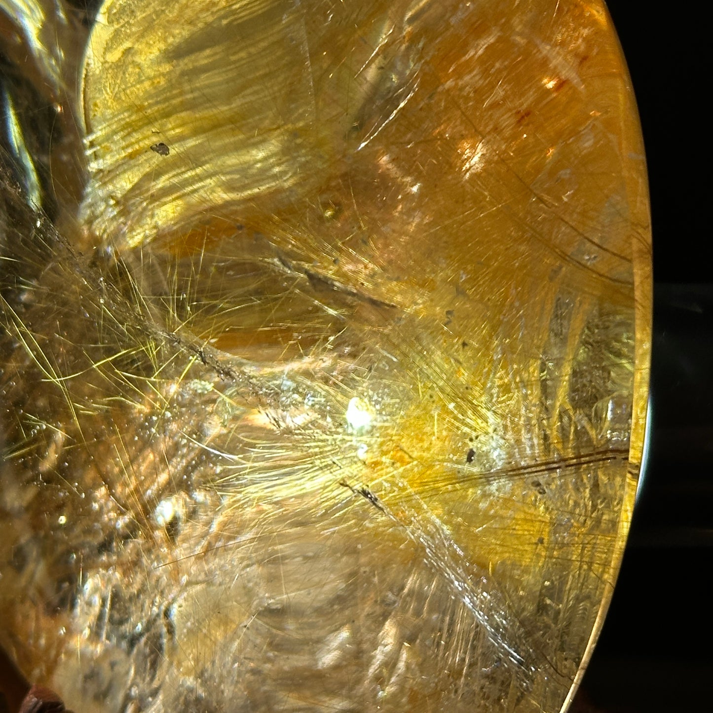 Natural Rutilated Quartz Rough Crystal Large Raw Specimen Display Stone One of a Kind