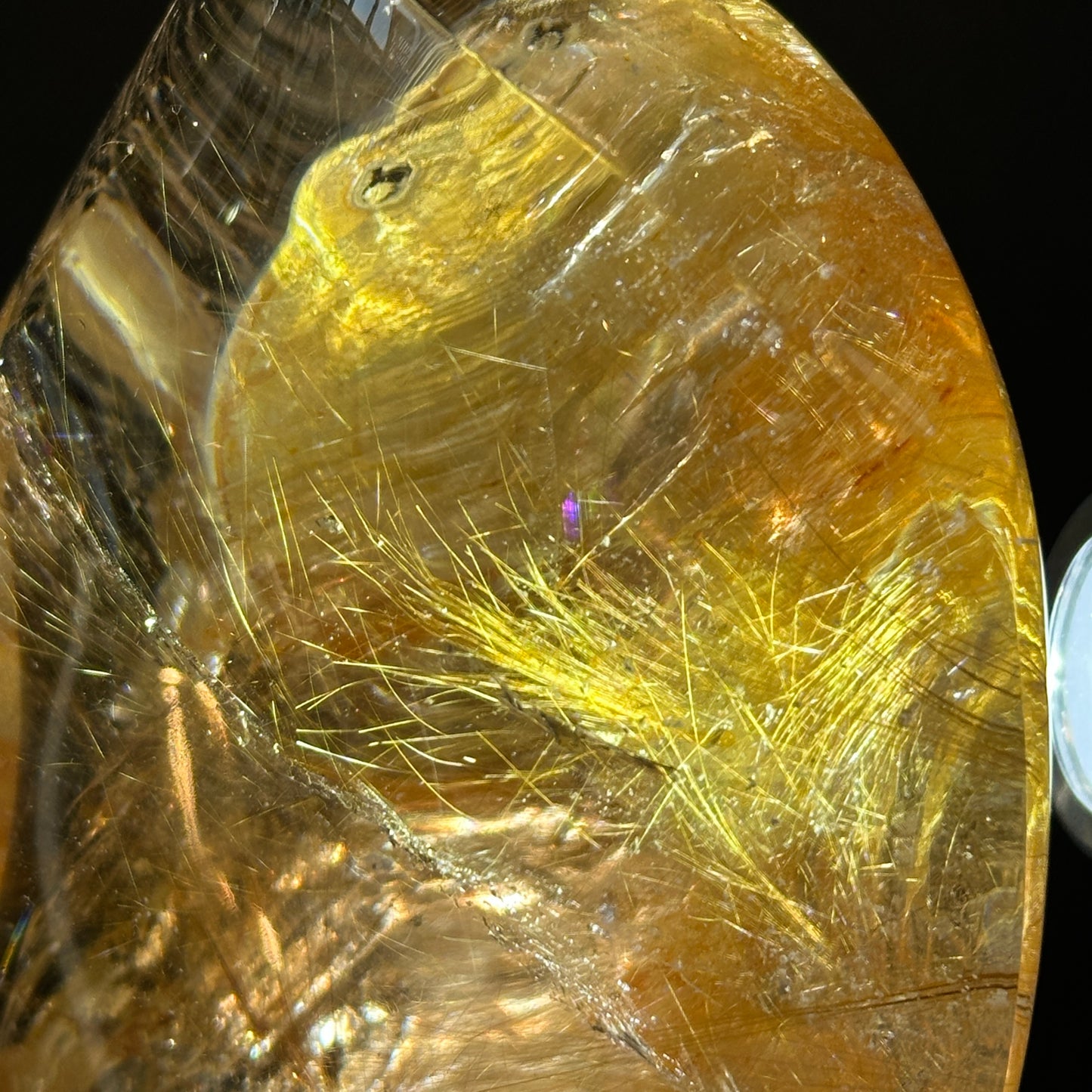 Natural Rutilated Quartz Rough Crystal Large Raw Specimen Display Stone One of a Kind