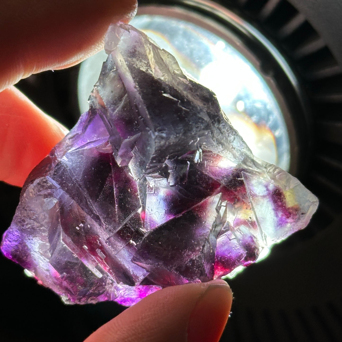 Natural Blue Fluorite Mineral Specimen Crystal Rough Stone Collection Pieces