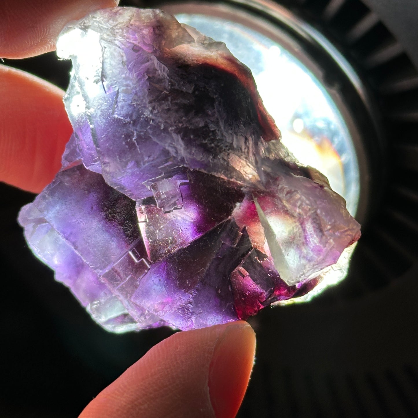Natural Blue Fluorite Mineral Specimen Crystal Rough Stone Collection Pieces
