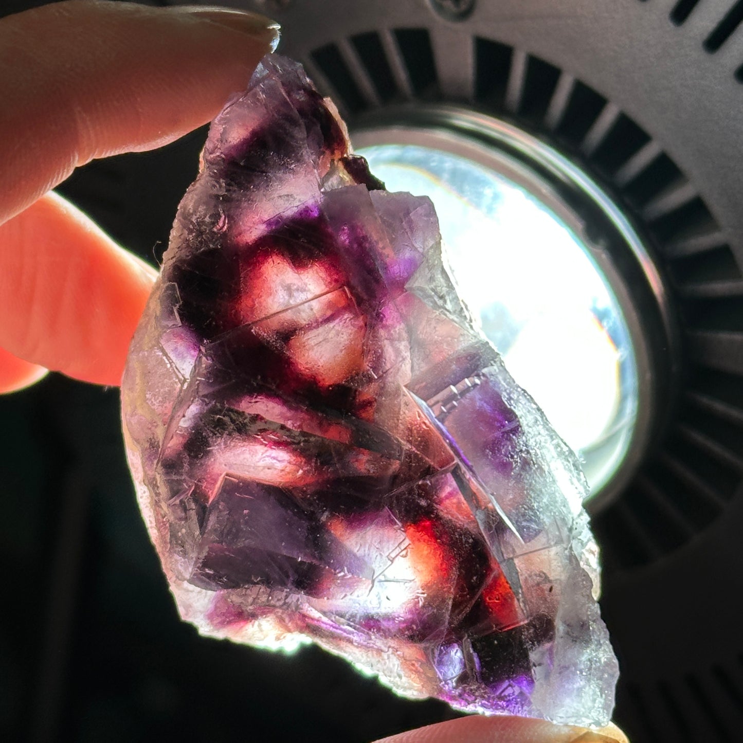 Natural Blue Fluorite Mineral Specimen Crystal Rough Stone Collection Pieces