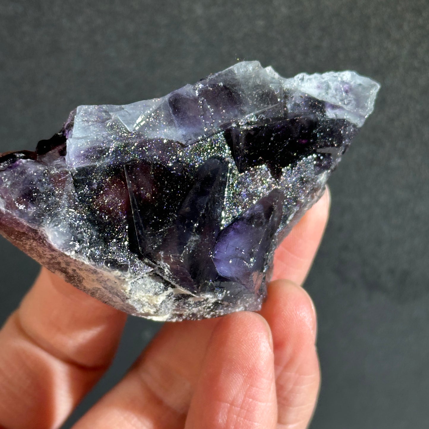 Natural Blue Fluorite Mineral Specimen Crystal Rough Stone Collection Pieces