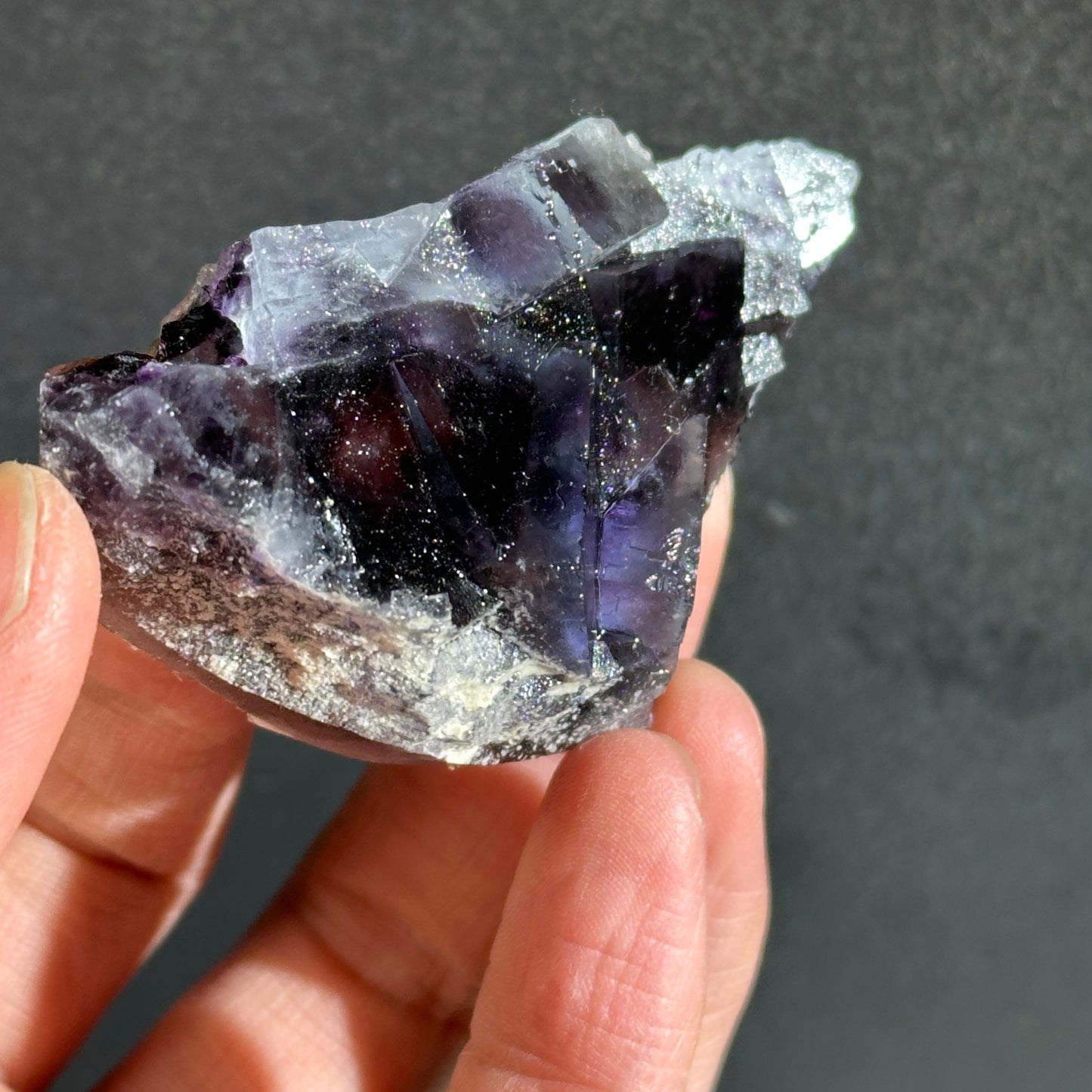 Natural Blue Fluorite Mineral Specimen Crystal Rough Stone Collection Pieces
