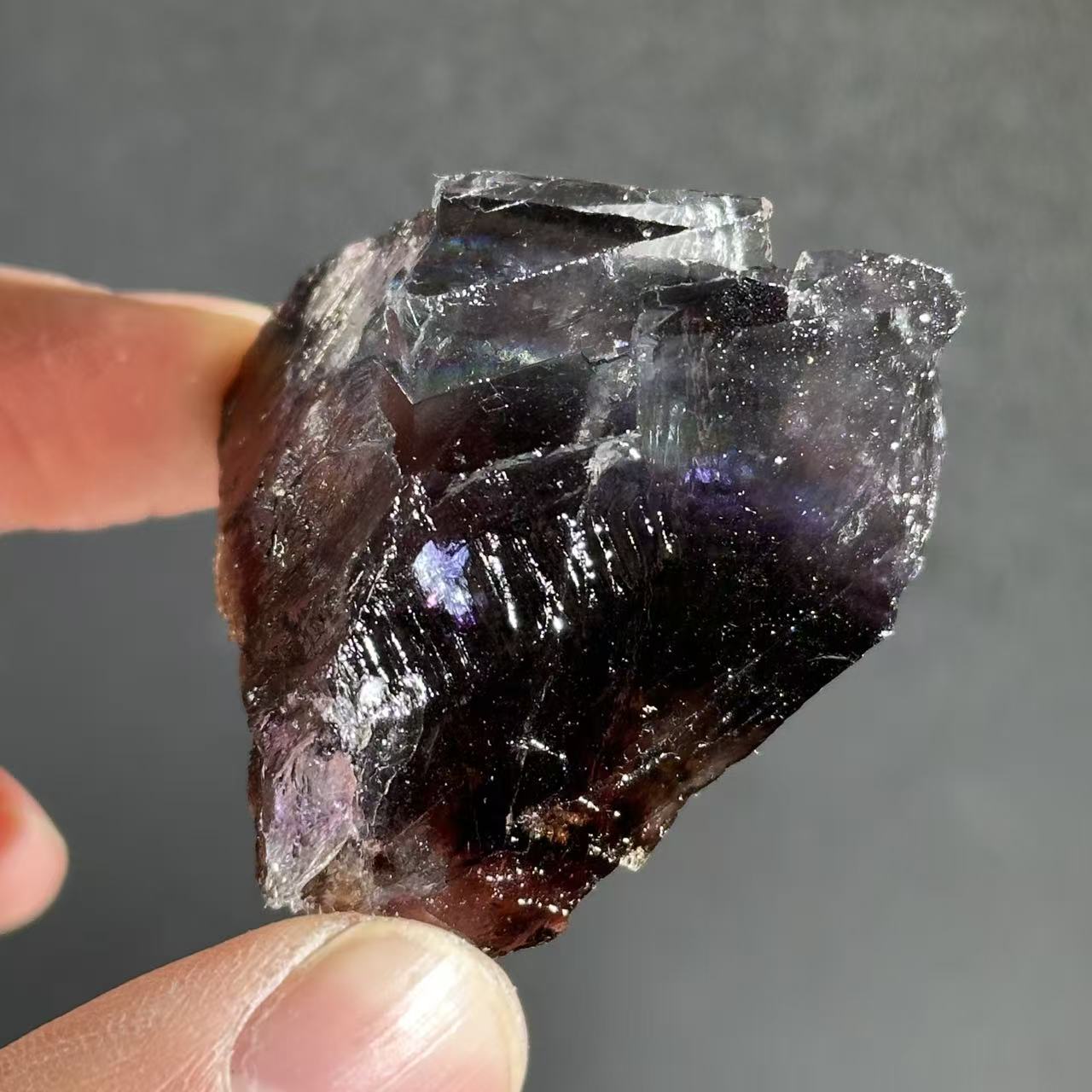 Natural Blue Fluorite Mineral Specimen Crystal Rough Stone Collection Pieces