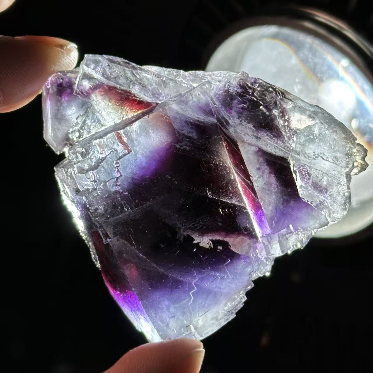 Natural Blue Fluorite Mineral Specimen Crystal Rough Stone Collection Pieces