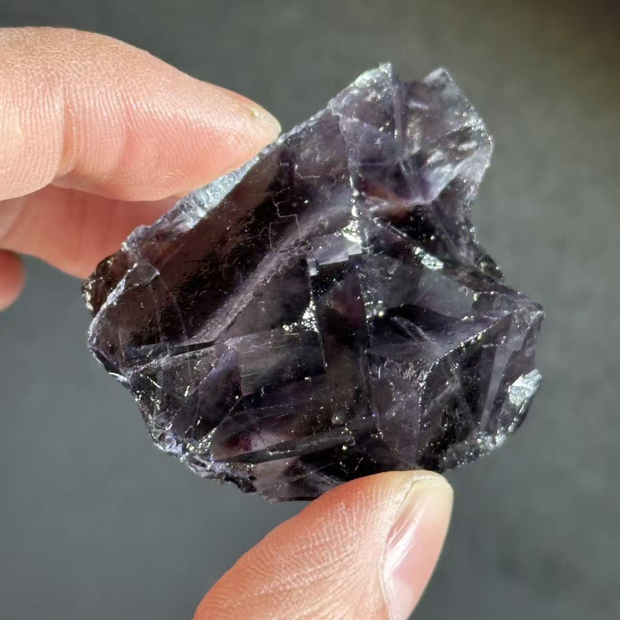 Natural Blue Fluorite Mineral Specimen Crystal Rough Stone Collection Pieces