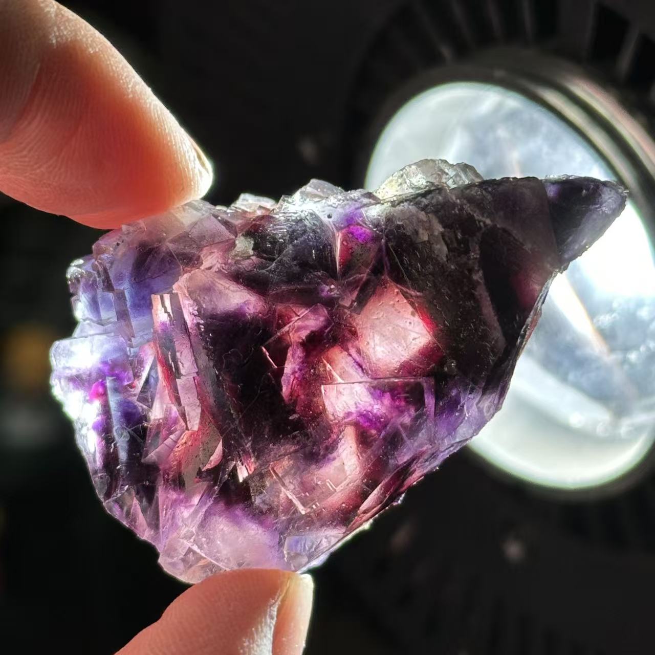 Natural Blue Fluorite Mineral Specimen Crystal Rough Stone Collection Pieces