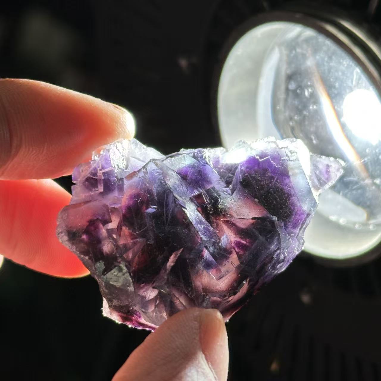 Natural Blue Fluorite Mineral Specimen Crystal Rough Stone Collection Pieces