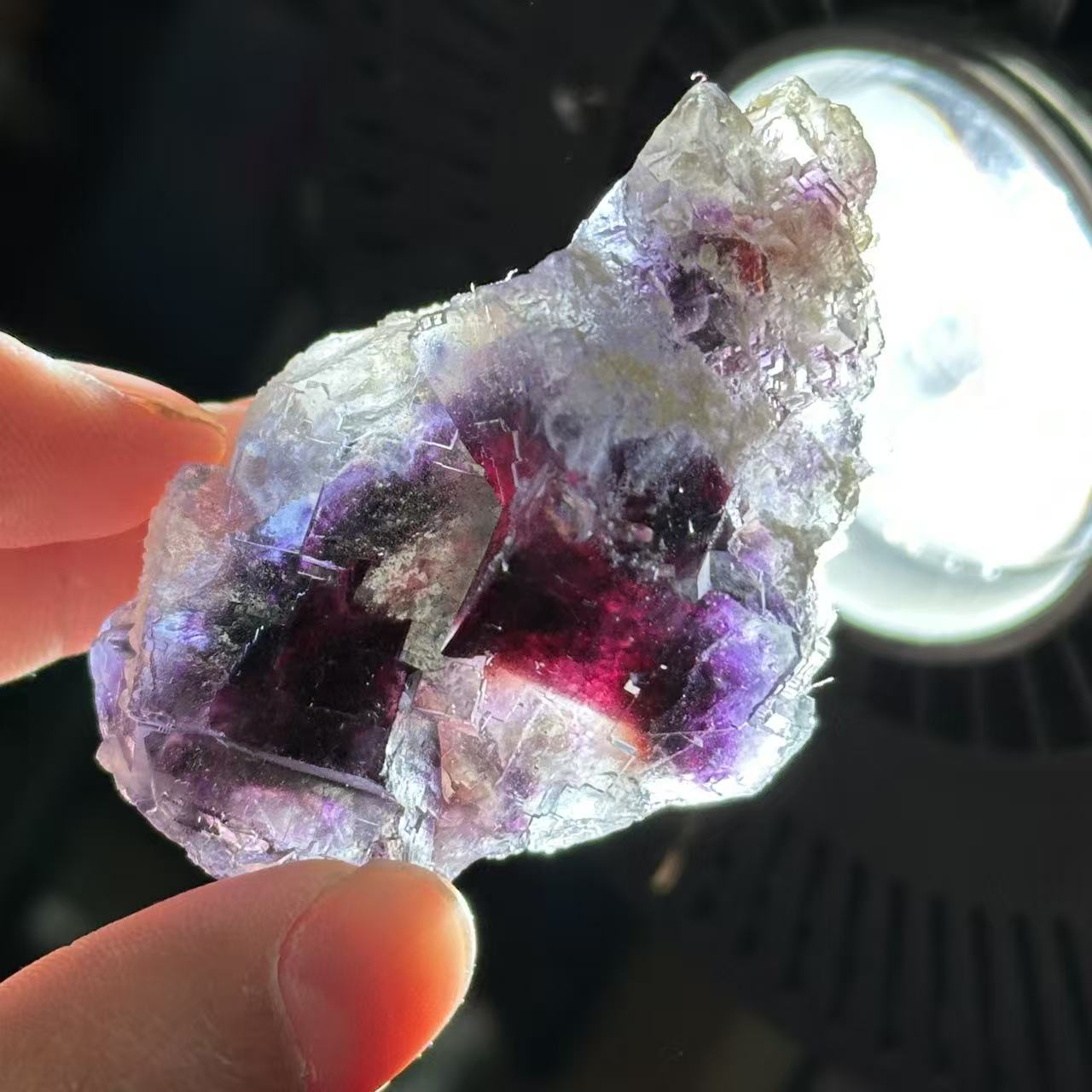 Natural Blue Fluorite Mineral Specimen Crystal Rough Stone Collection Pieces