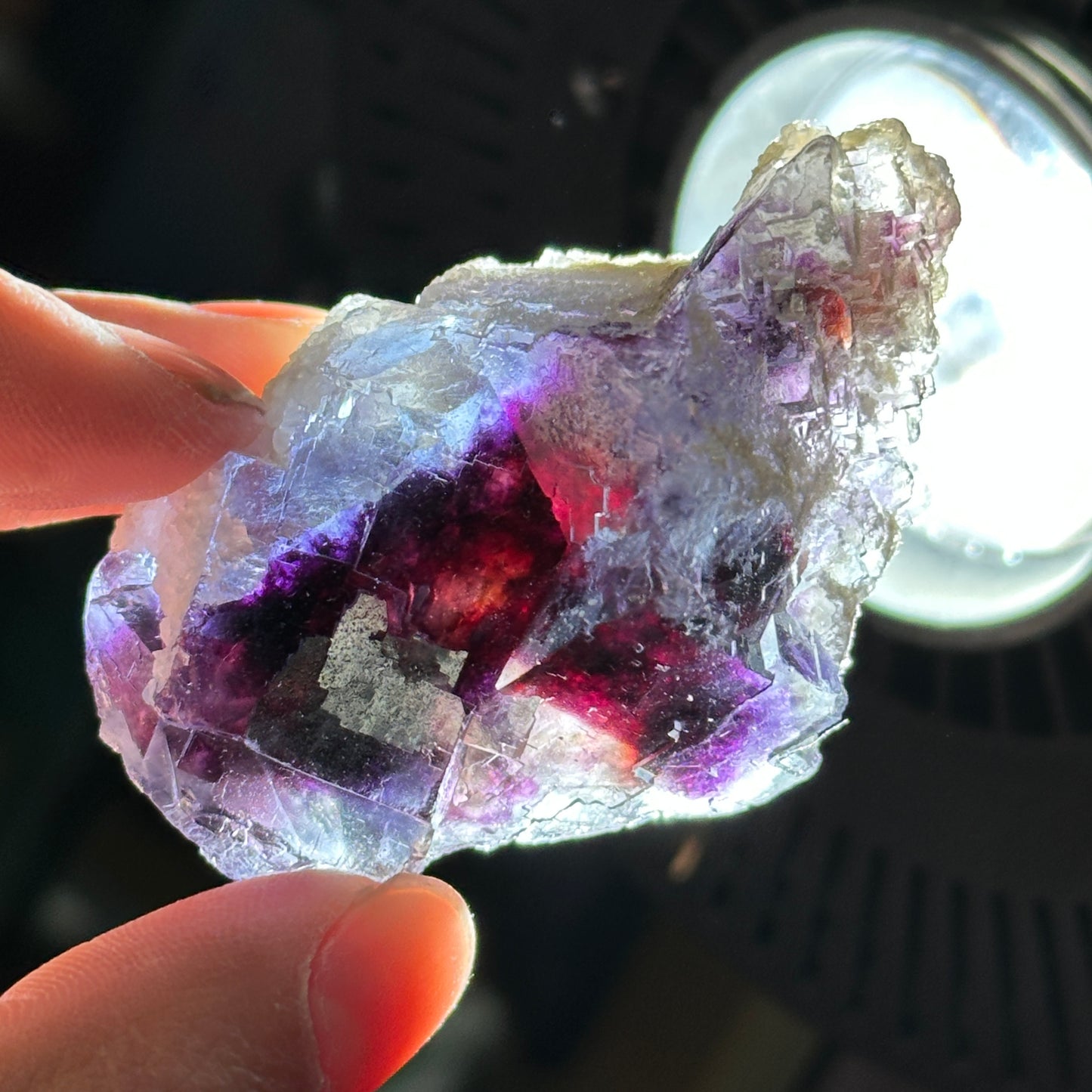 Natural Blue Fluorite Mineral Specimen Crystal Rough Stone Collection Pieces