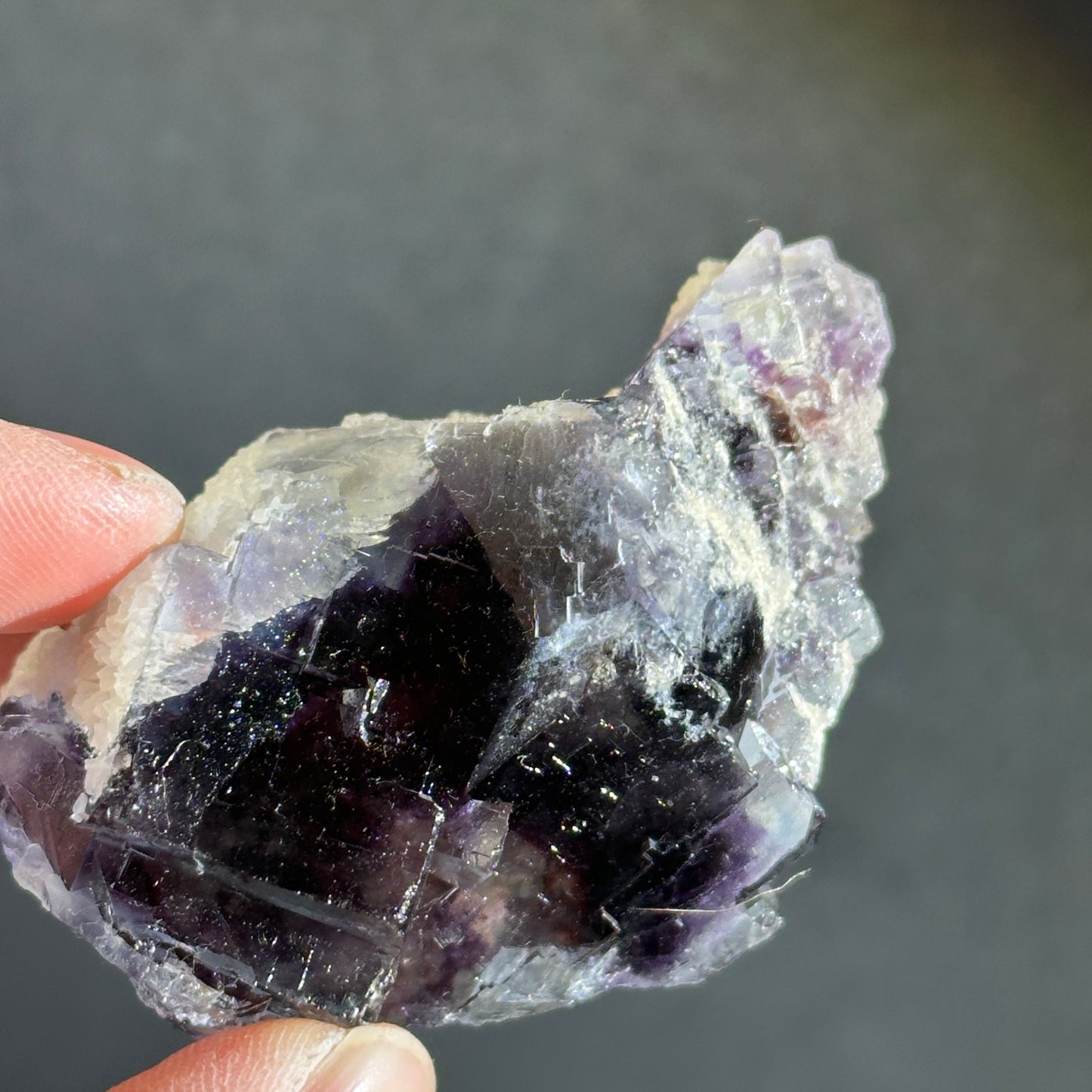 Natural Blue Fluorite Mineral Specimen Crystal Rough Stone Collection Pieces