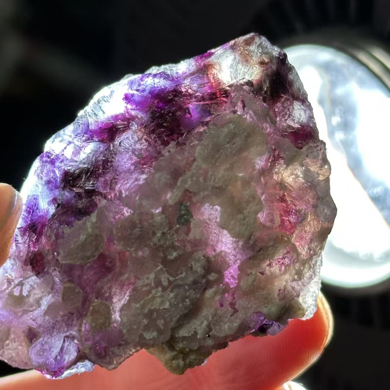 Natural Blue Fluorite Mineral Specimen Crystal Rough Stone Collection Pieces