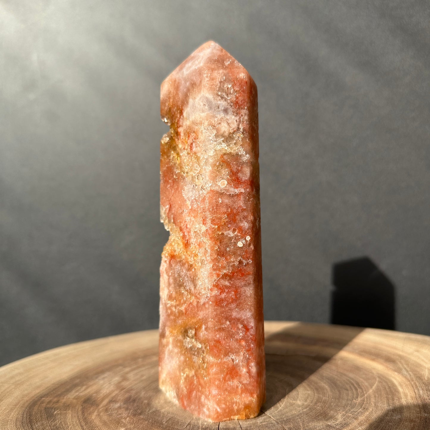 Natural Brazilian Pink Amethyst Druzy Tower – One of a Kind