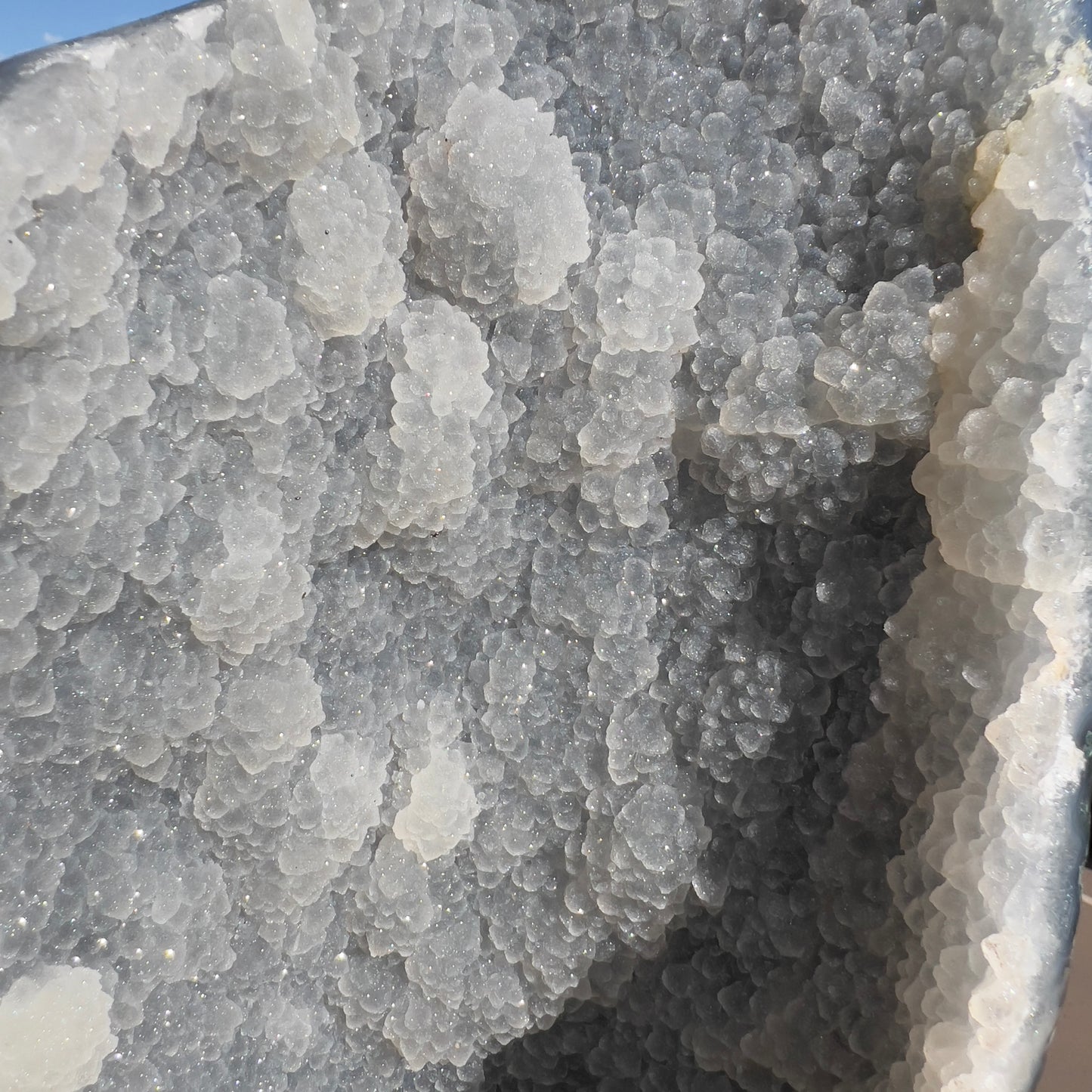 Brazilian Sugar Amethyst Druzy Geode | Natural Amethyst Crystal Display | Sparkling Sugar Druzy Amethyst Slab | One of a Kind