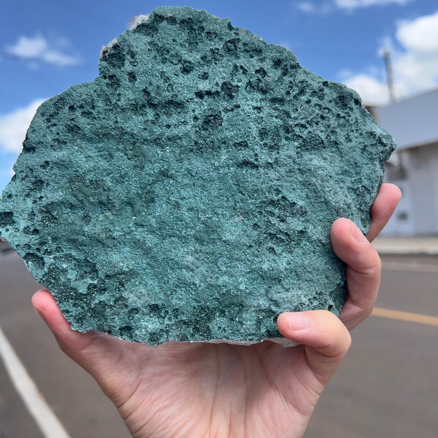 6" Square Amethyst Stalactite Plate (1lb) | Brazilian Botryoidal Crystal Slice | Dark Sugar Druzy Slab | Thin Galaxy Stone | Rare Mineral