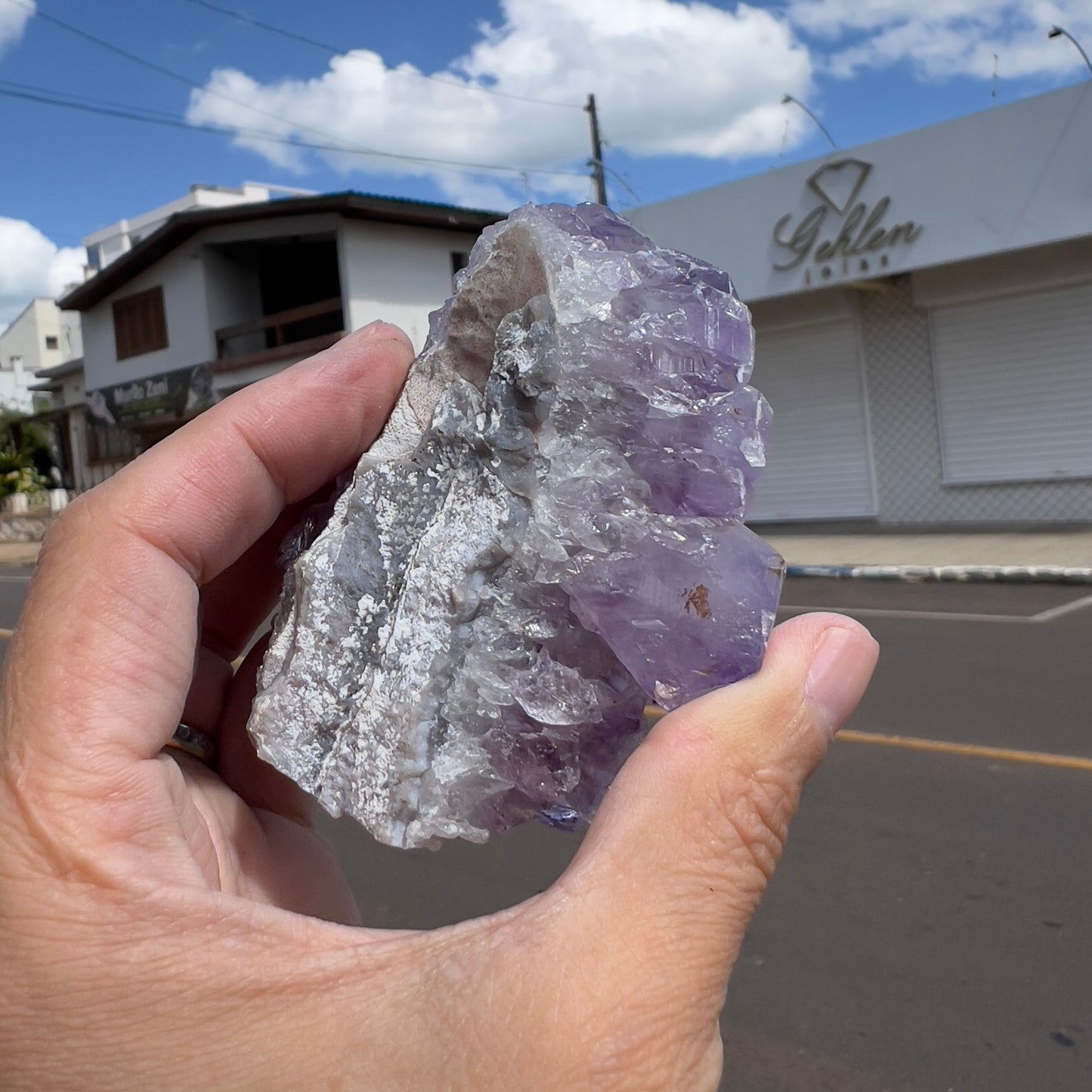 Set of 3 Sugar Amethyst Clusters  | Raw Brazilian Crystal Lot | Sparkly Purple Druzy Collection | Meditation Stone Kit | Wholesale