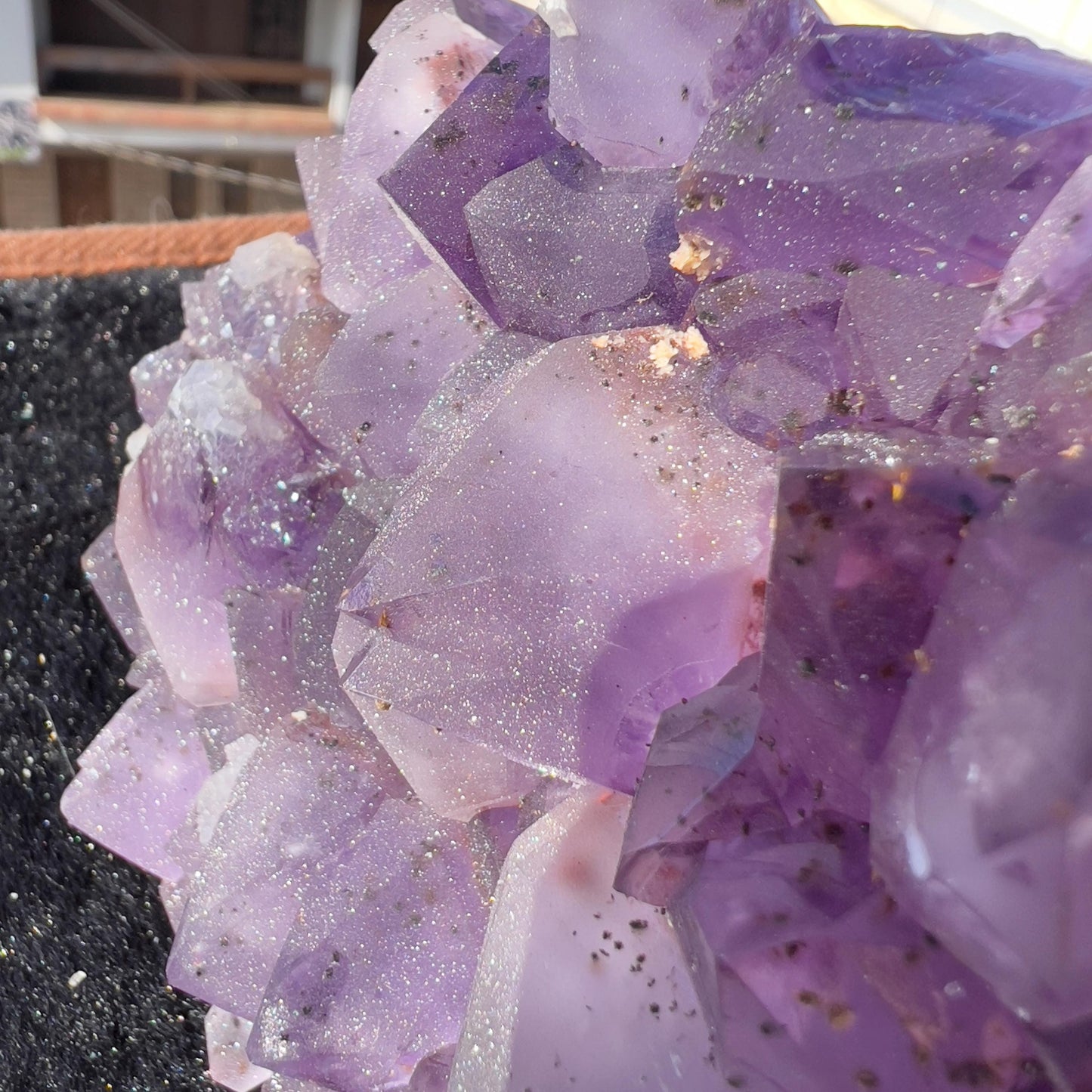 Raw Deep Purple Amethyst Cluster, Sugar Amethyst Druzy Specimen, Large Dark Crystal Decor, Healing Stone, Exact Brazilian Crystal 2.95lb