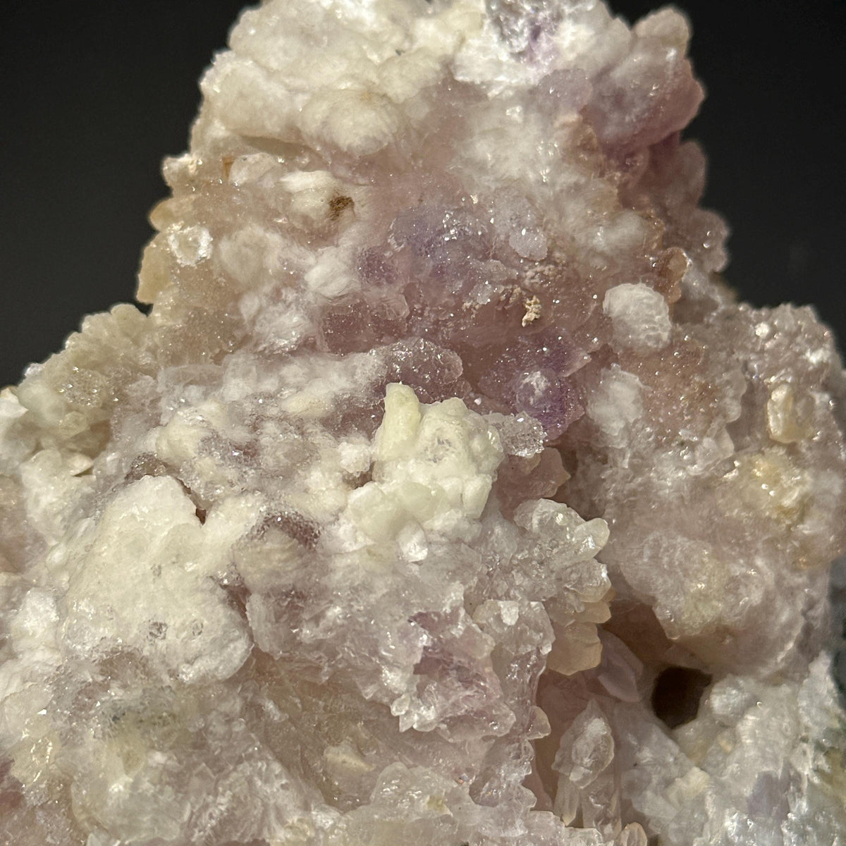 Rare Phantom Quartz Sugar Druzy Nest, Polished Brazilian Botryoidal Crystal Bowl, Raw Mineral Specimen Exact 2.2lb - view 7
